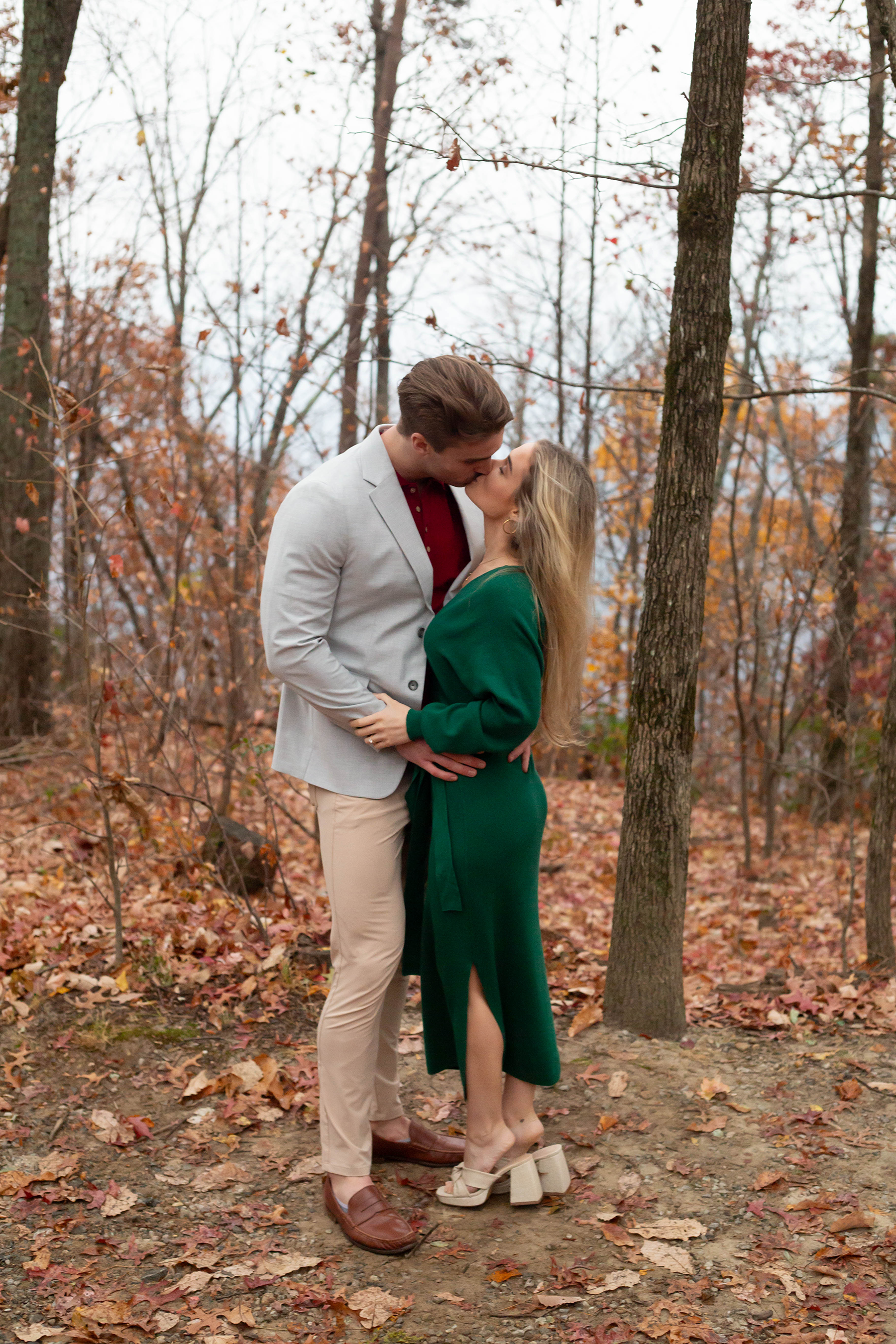 Engagement photos at Pretty Place Chapel | Christine Scott Photography