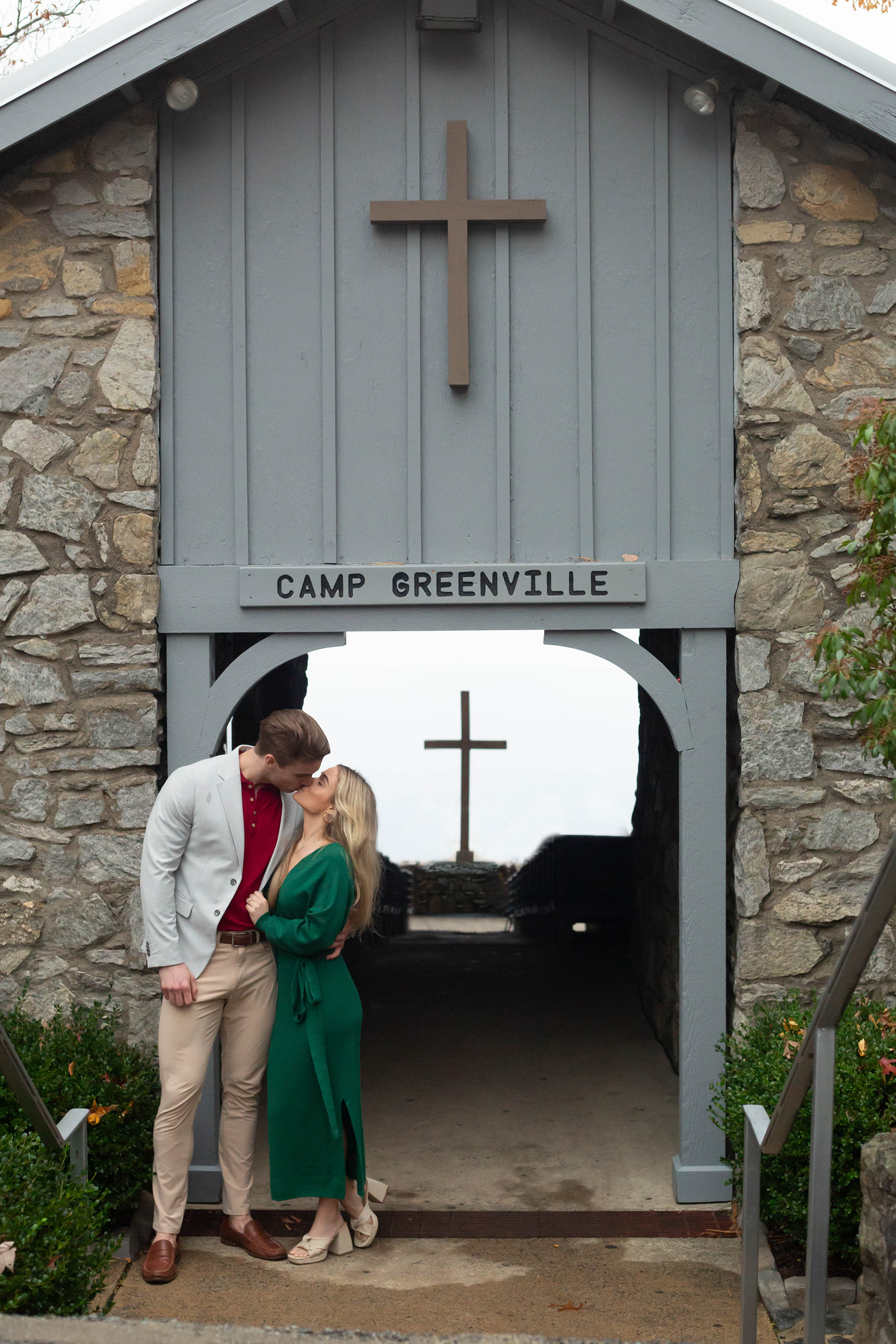 Engagement photos at Pretty Place Chapel | Christine Scott Photography