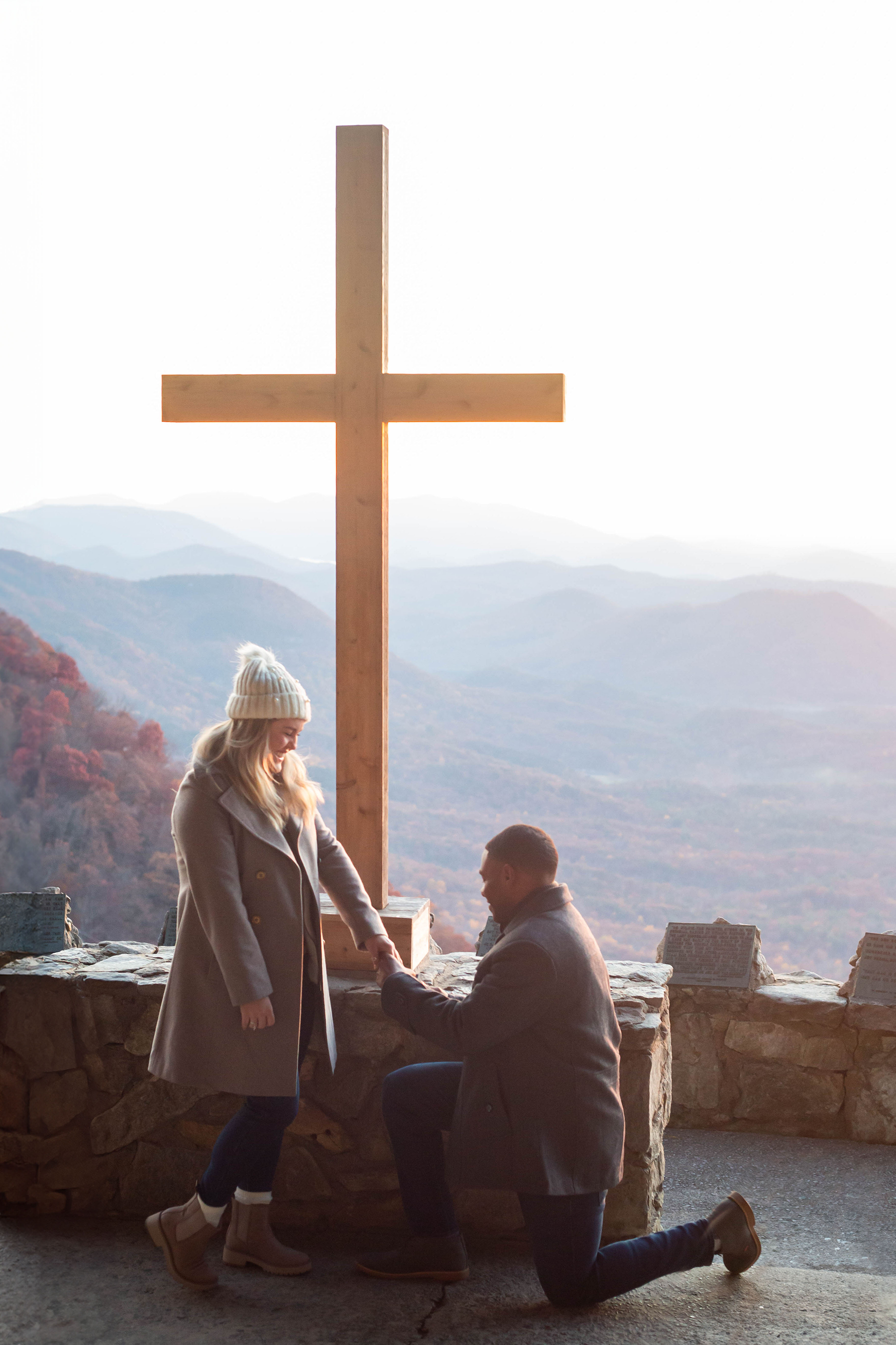 Engagement photos at Pretty Place Chapel | Christine Scott Photography