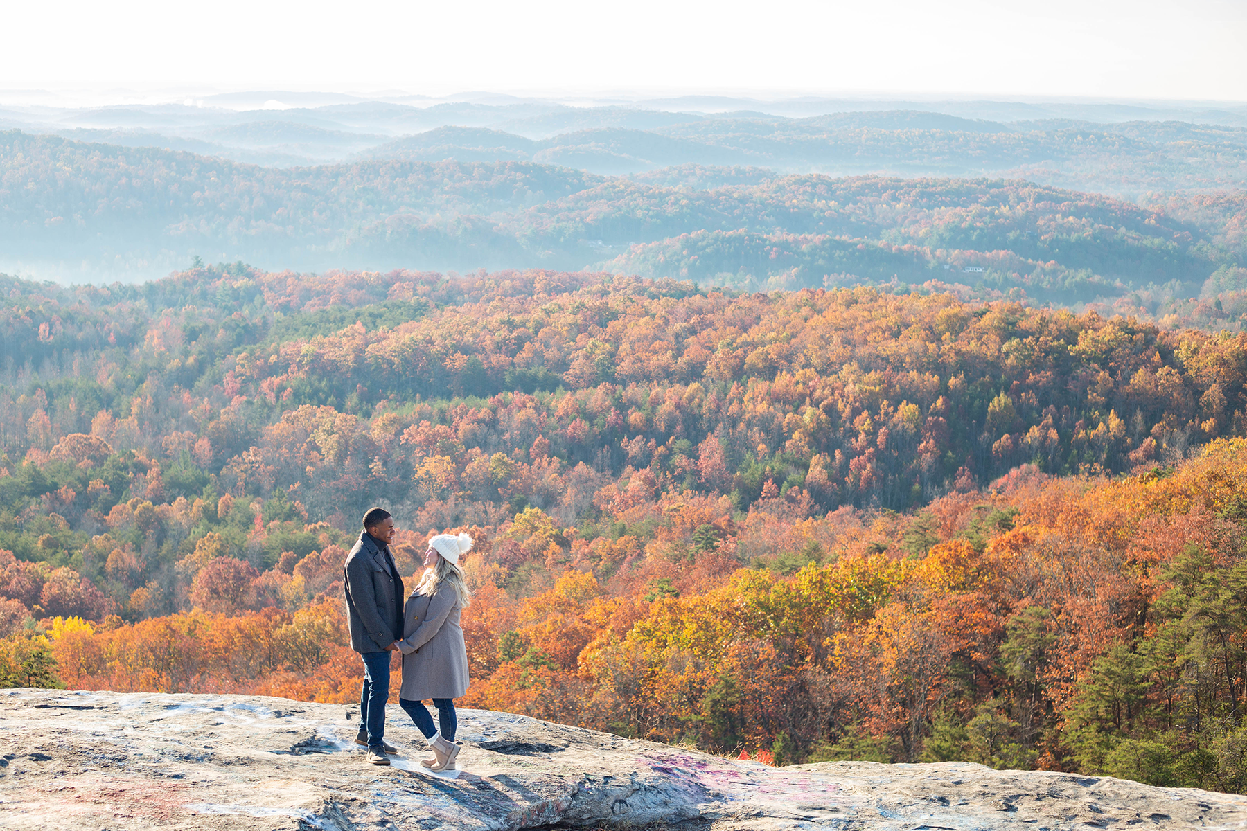 South Carolina Mountain Engagement Photos | Christine Scott Photography