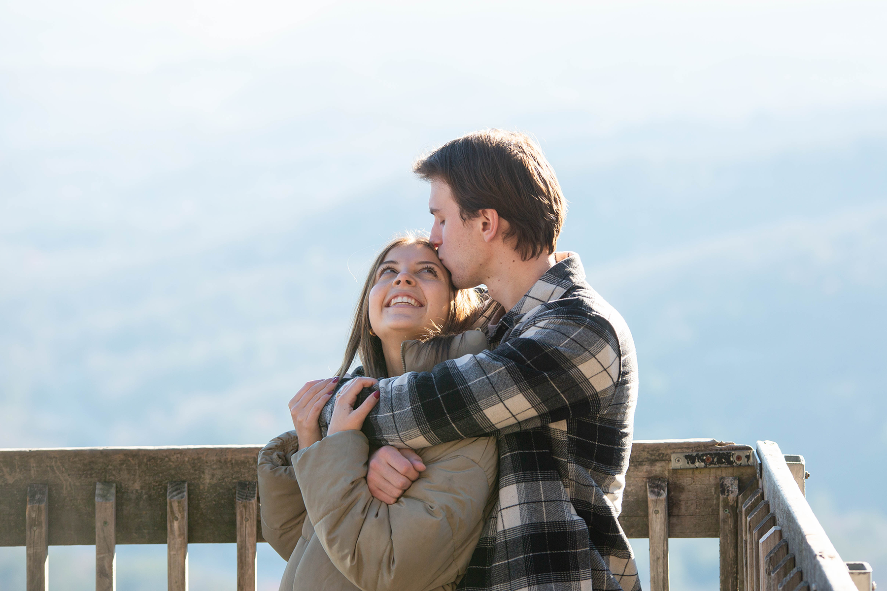 Proposal at Chimney Rock | Christine Scott Photography