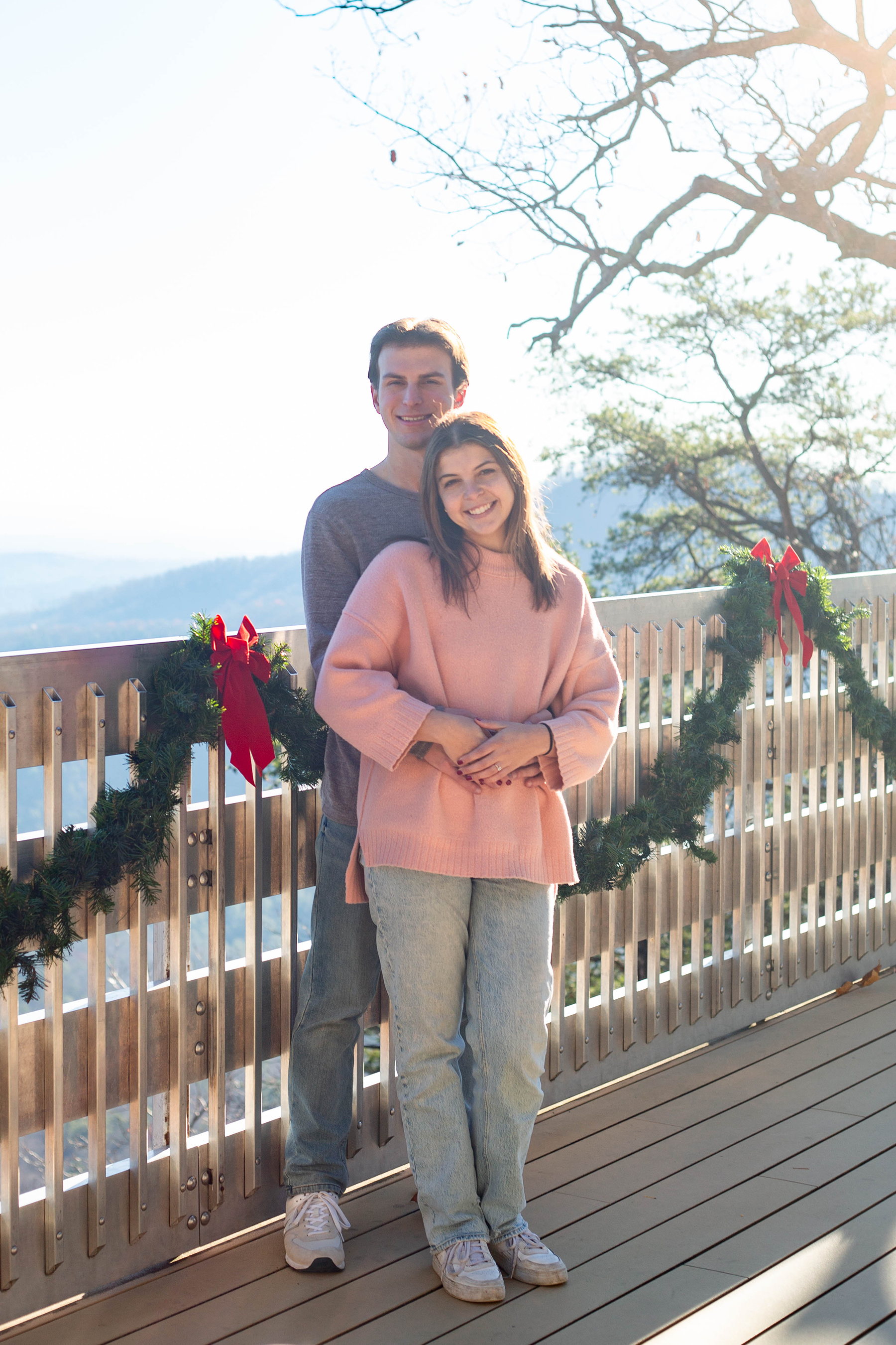 Engagement photos at Chimney Rock State Park | Christine Scott Photography