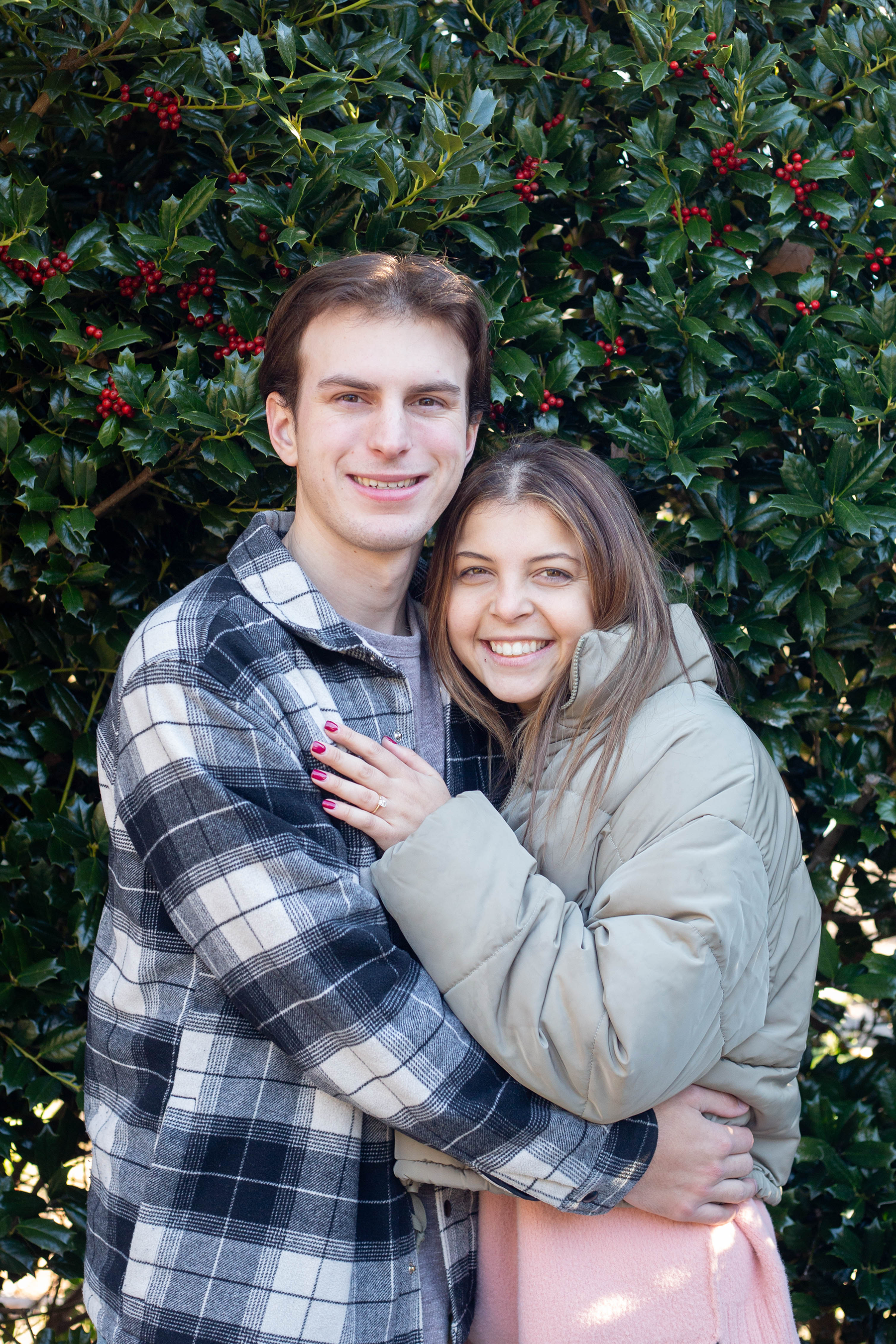 Engagement photos at Lake Lure Flowering Bridge | Christine Scott Photography