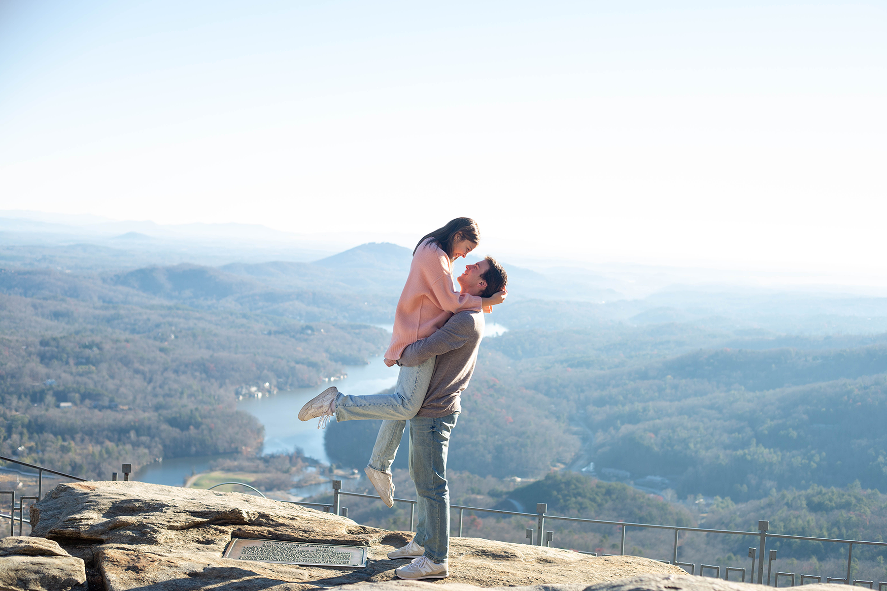 Chimney Rock Engagement | Molly & Ethan