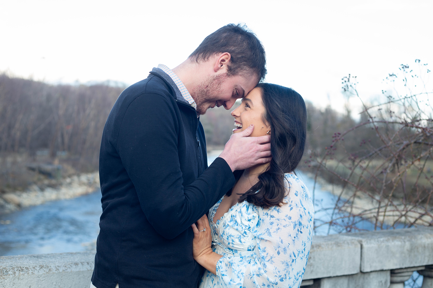 Engagement photos at Lake Lure | Christine Scott Photography