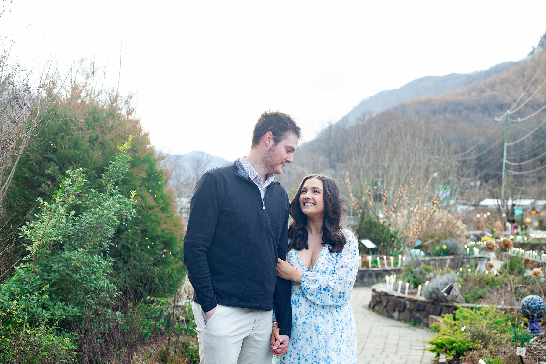 Engagement photos at Lake Lure | Christine Scott Photography