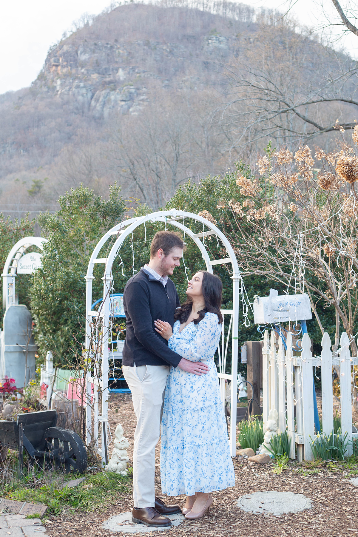 Proposal at Lake Lure Flowering Bridge | Christine Scott Photography