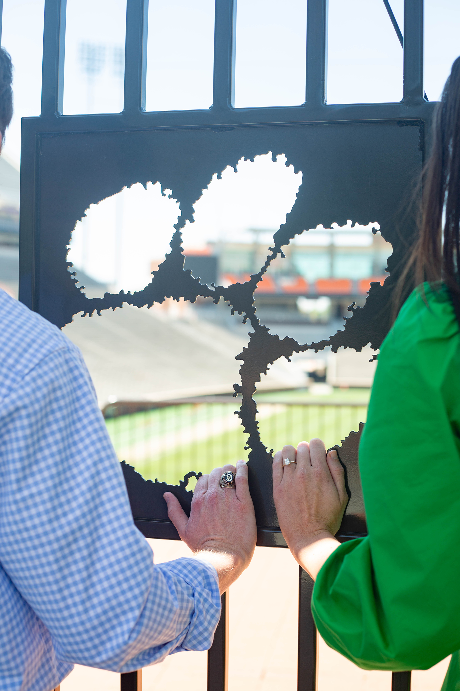 Engagement photos at Clemson University | Christine Scott Photography