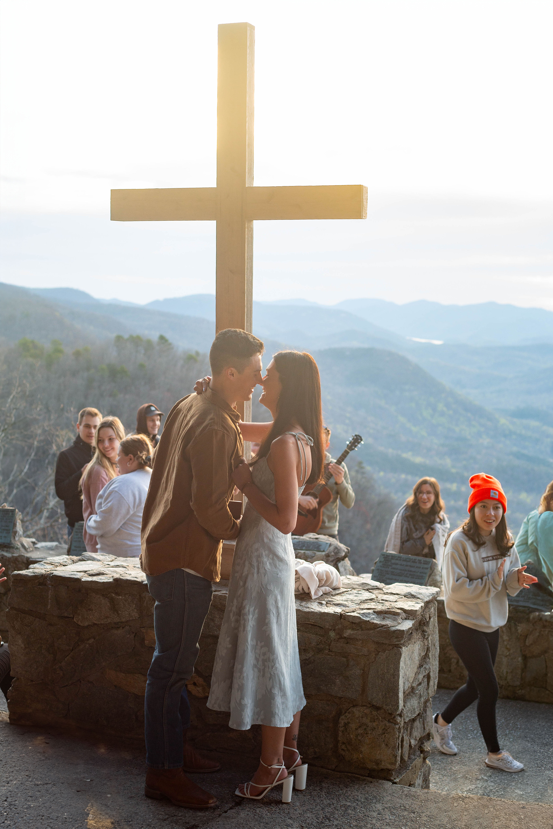 Engagement photos at Pretty Place Chapel | Christine Scott Photography