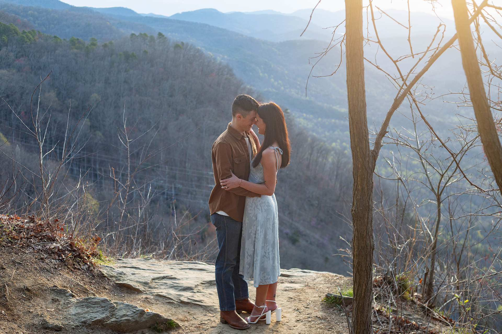 Engagement photos at Pretty Place Chapel | Christine Scott Photography