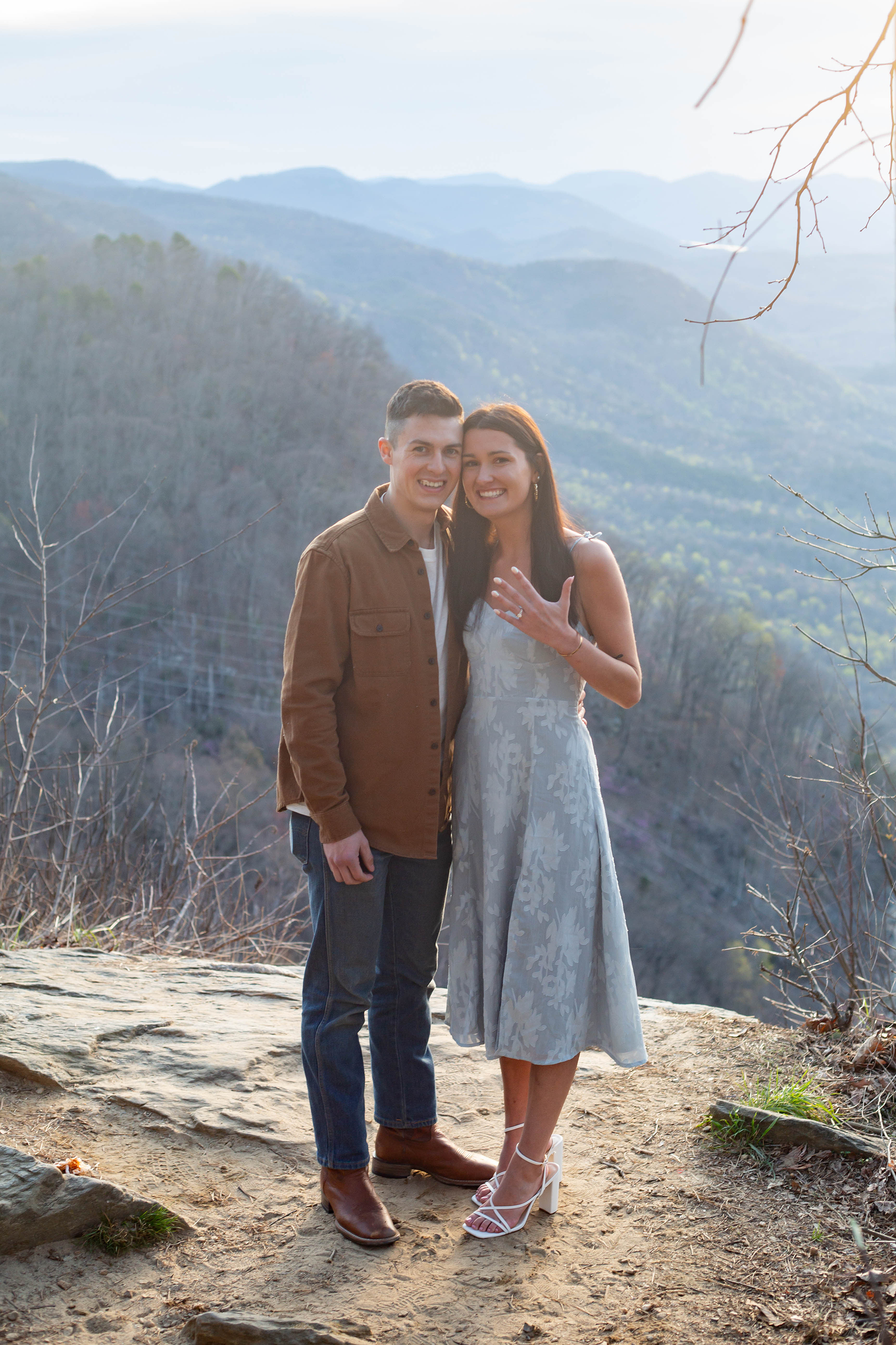 Engagement photos at Pretty Place Chapel | Christine Scott Photography