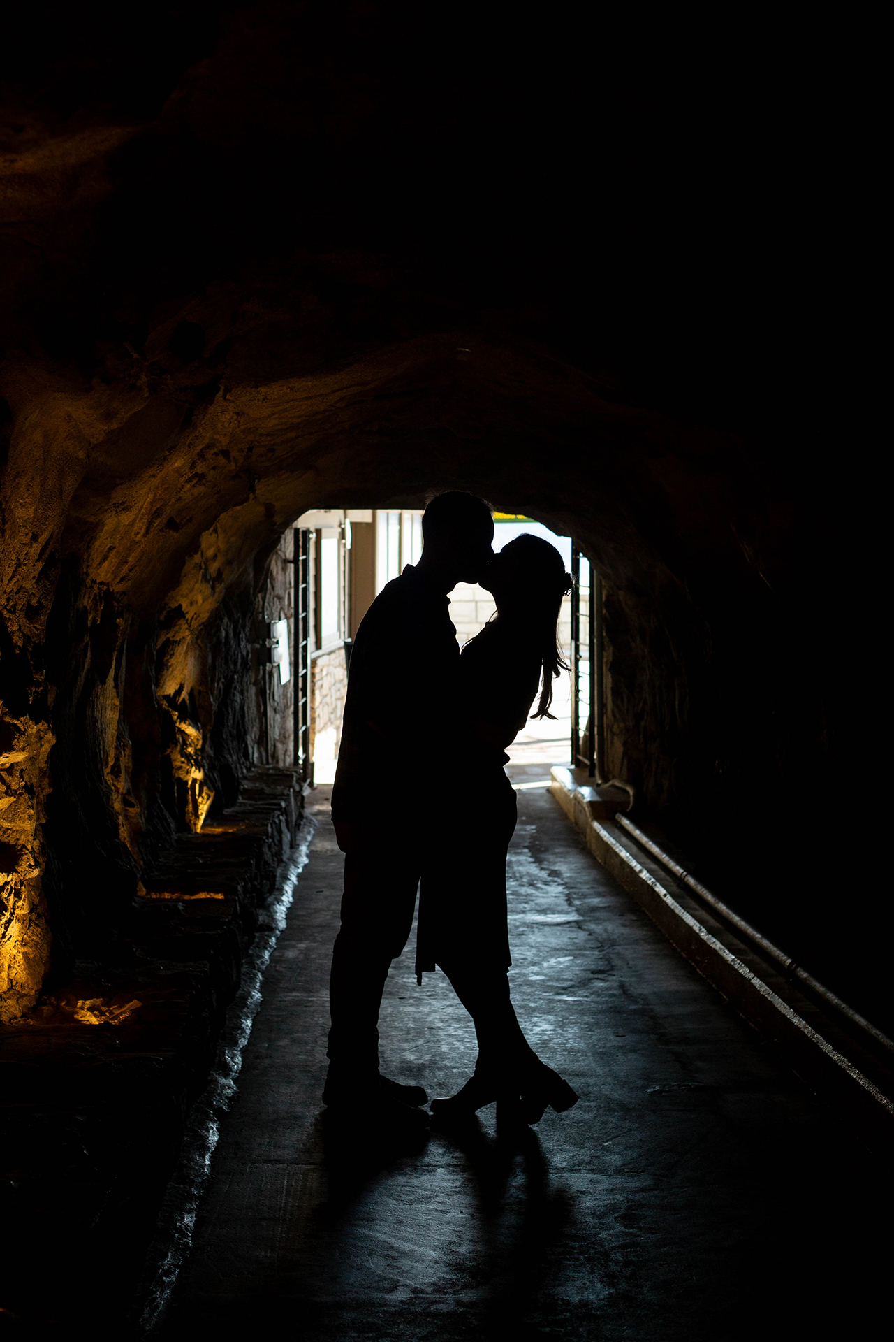 Engagement photos at Chimney Rock State Park | Christine Scott Photography