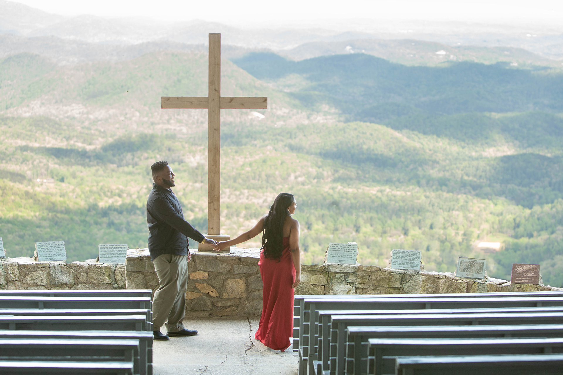 South Carolina mountain engagement | Christine Scott Photography