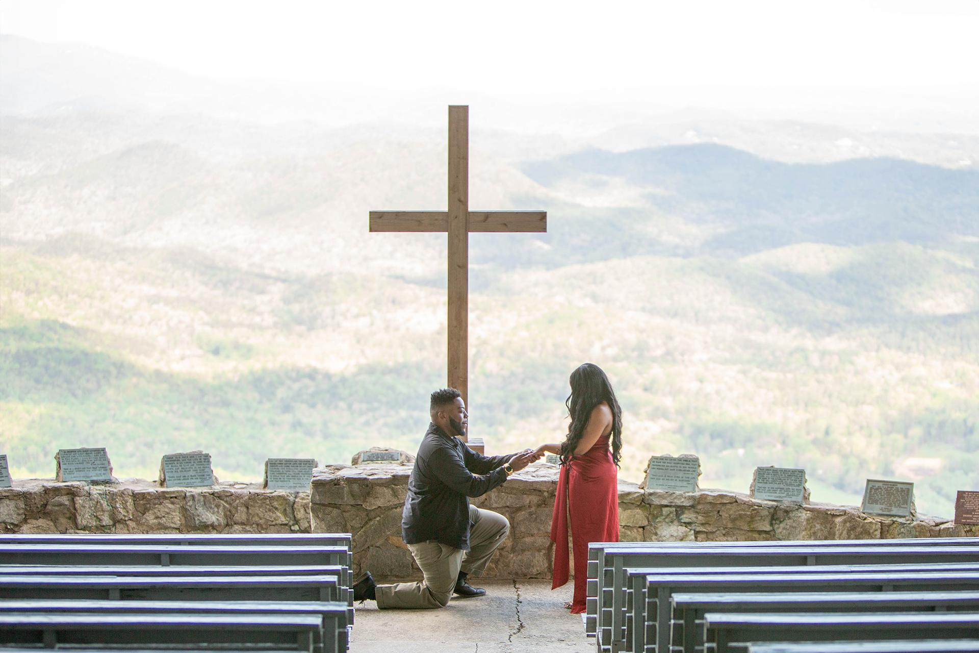 South Carolina mountain engagement | Christine Scott Photography
