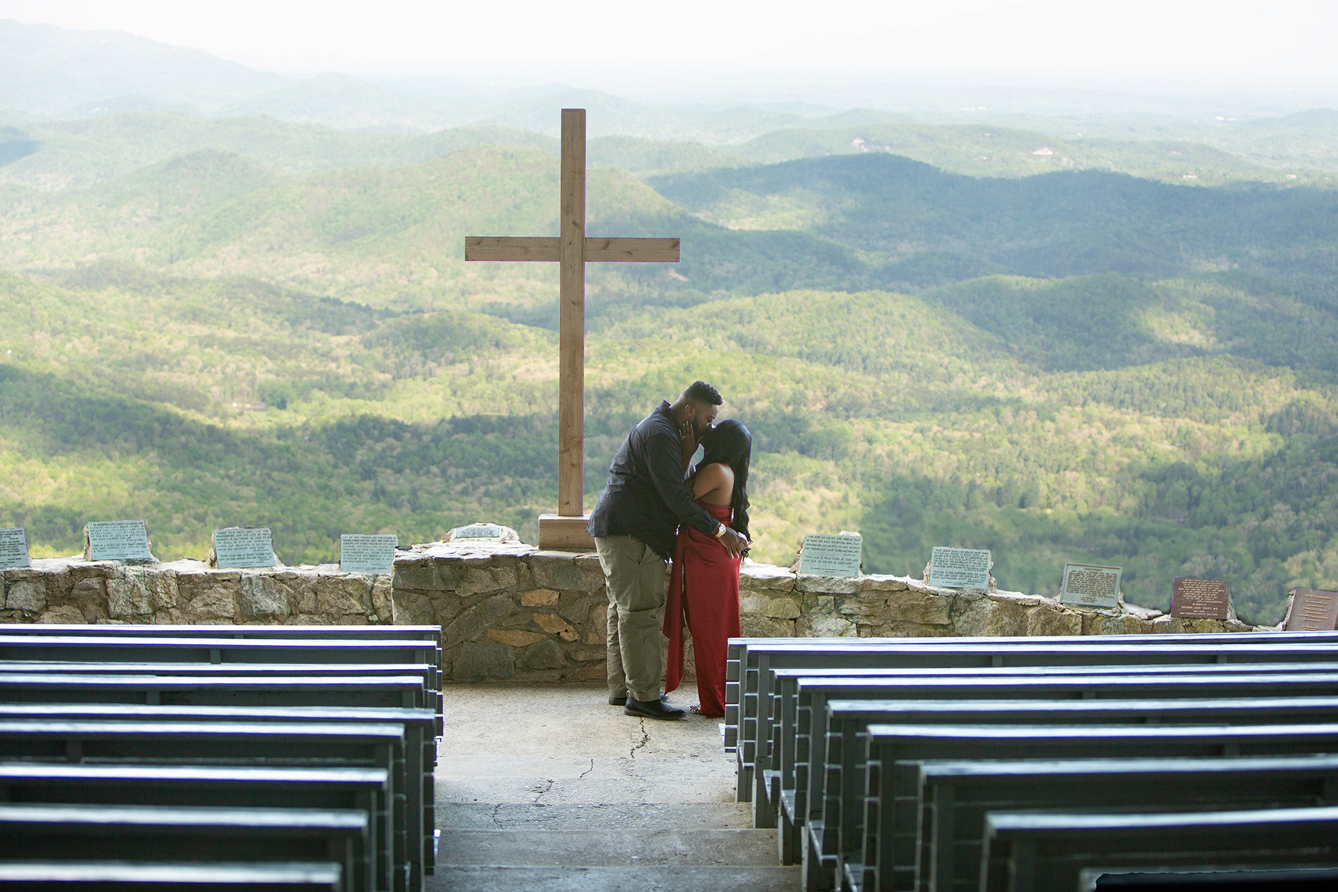 South Carolina mountain engagement | Christine Scott Photography