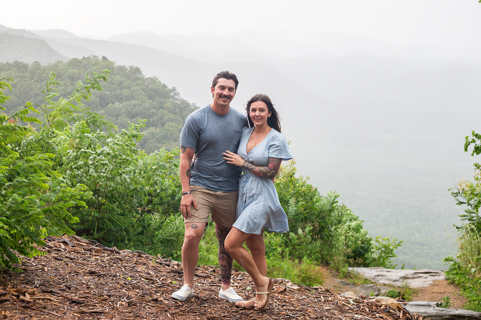 Engagement photos at Camp Greenville | Christine Scott Photography