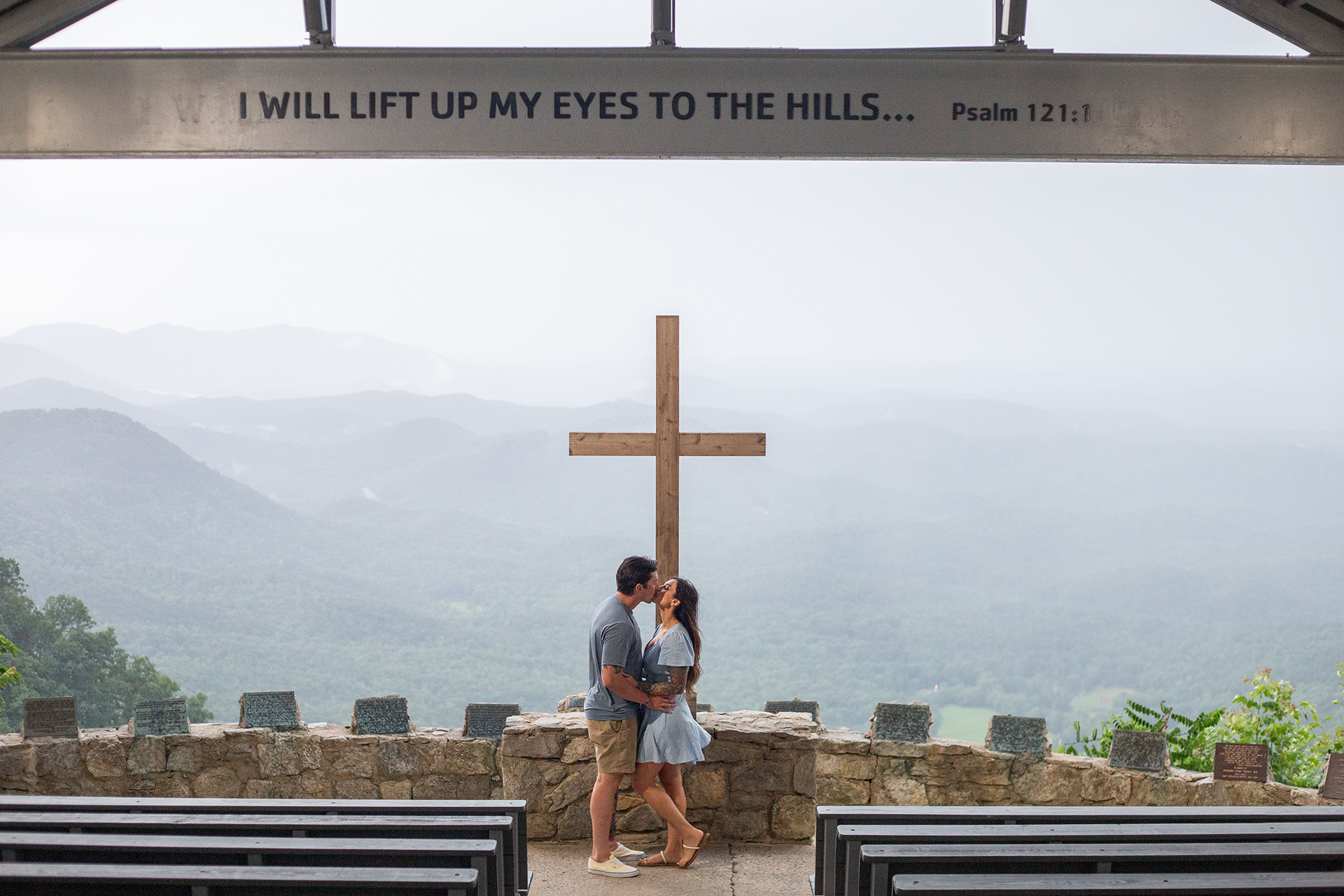 Mountain engagement photos in South Carolina | Christine Scott Photography