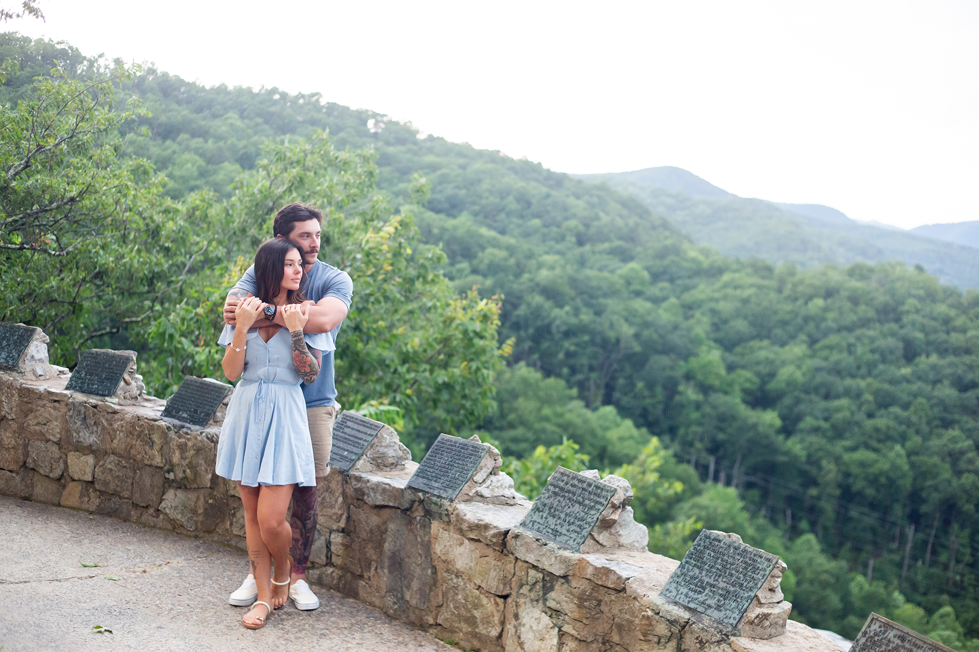 Mountain engagement photos in South Carolina | Christine Scott Photography