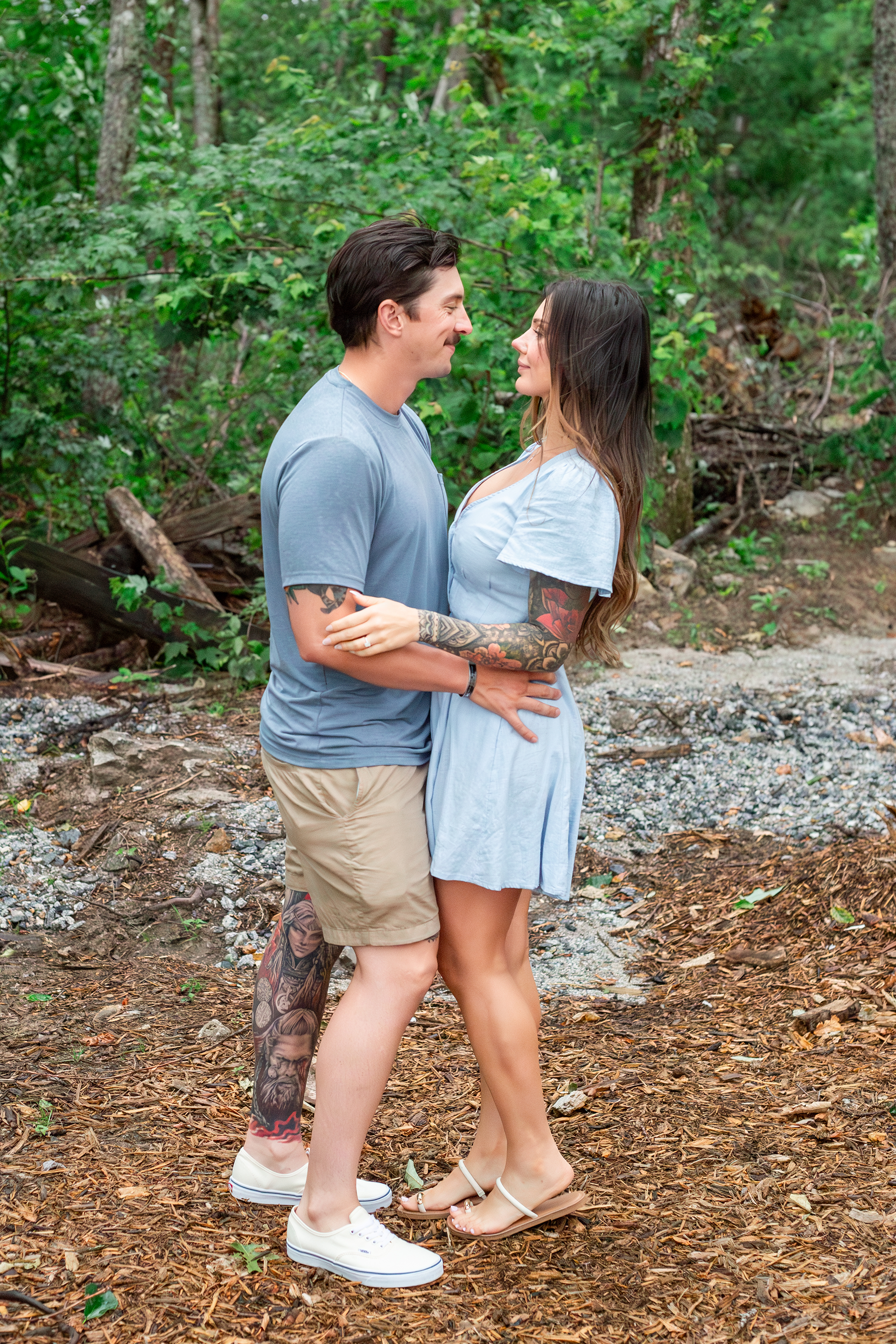Mountain engagement photos in South Carolina | Christine Scott Photography