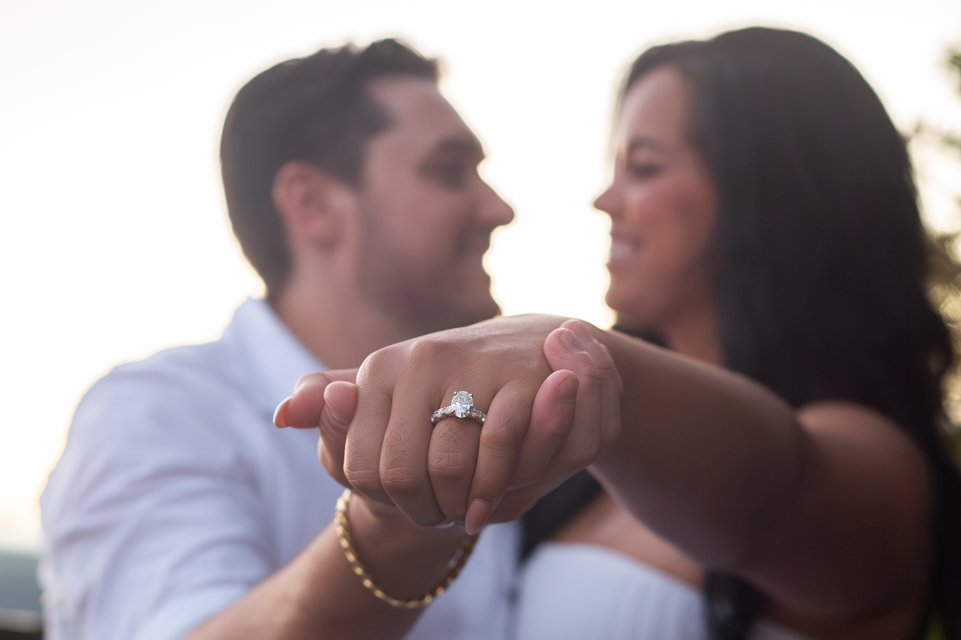 Engagement photos at Caesars Head State Park | Christine Scott Photography