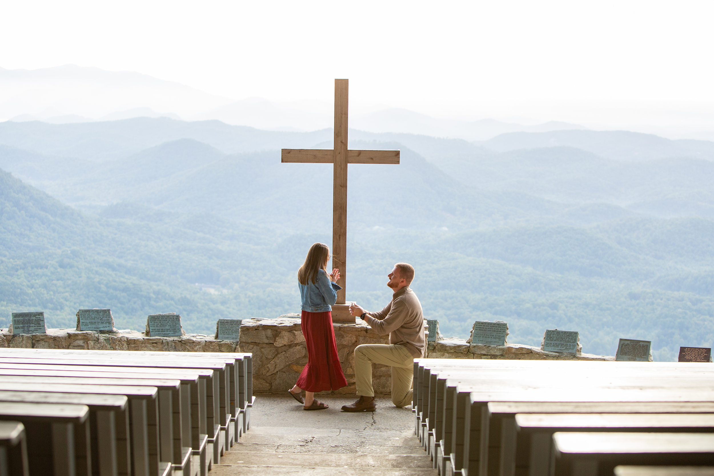 Engagement photos at YMCA Camp Greenville | Christine Scott Photography