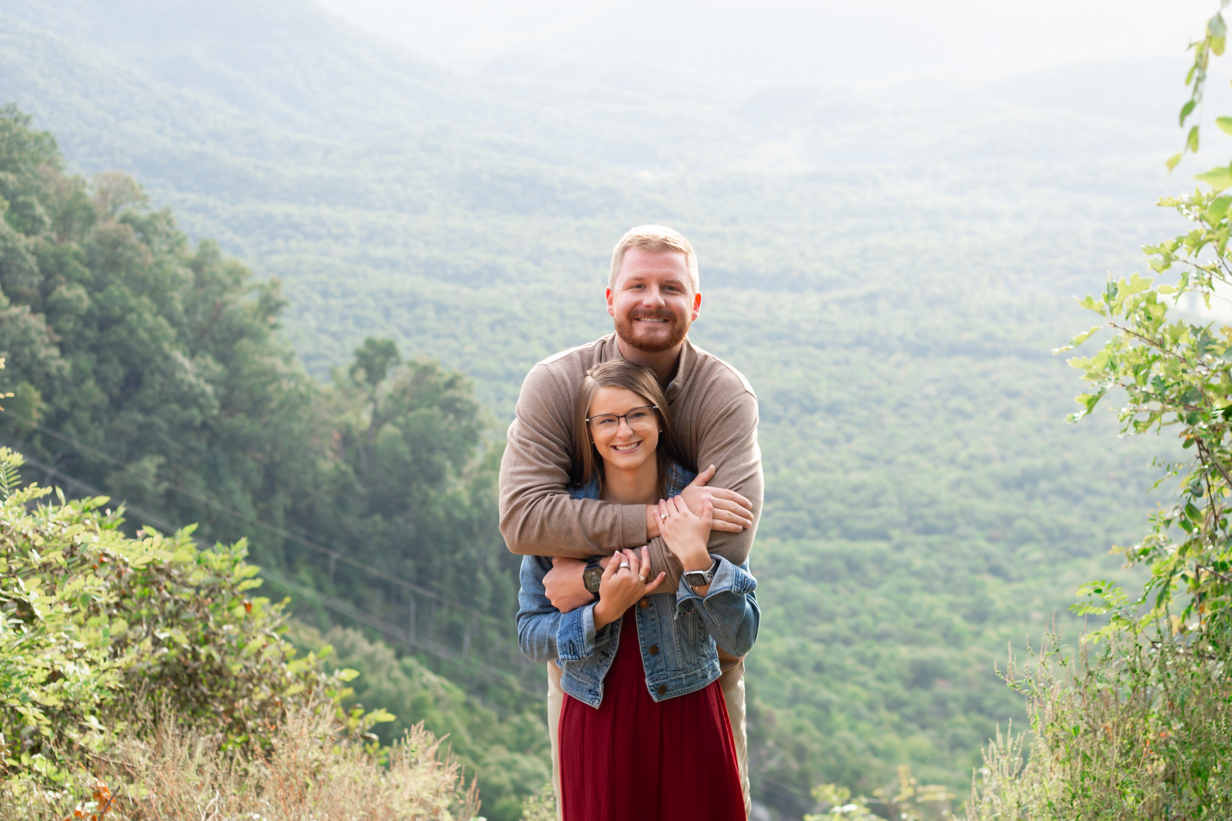 Engagement photos at YMCA Camp Greenville | Christine Scott Photography