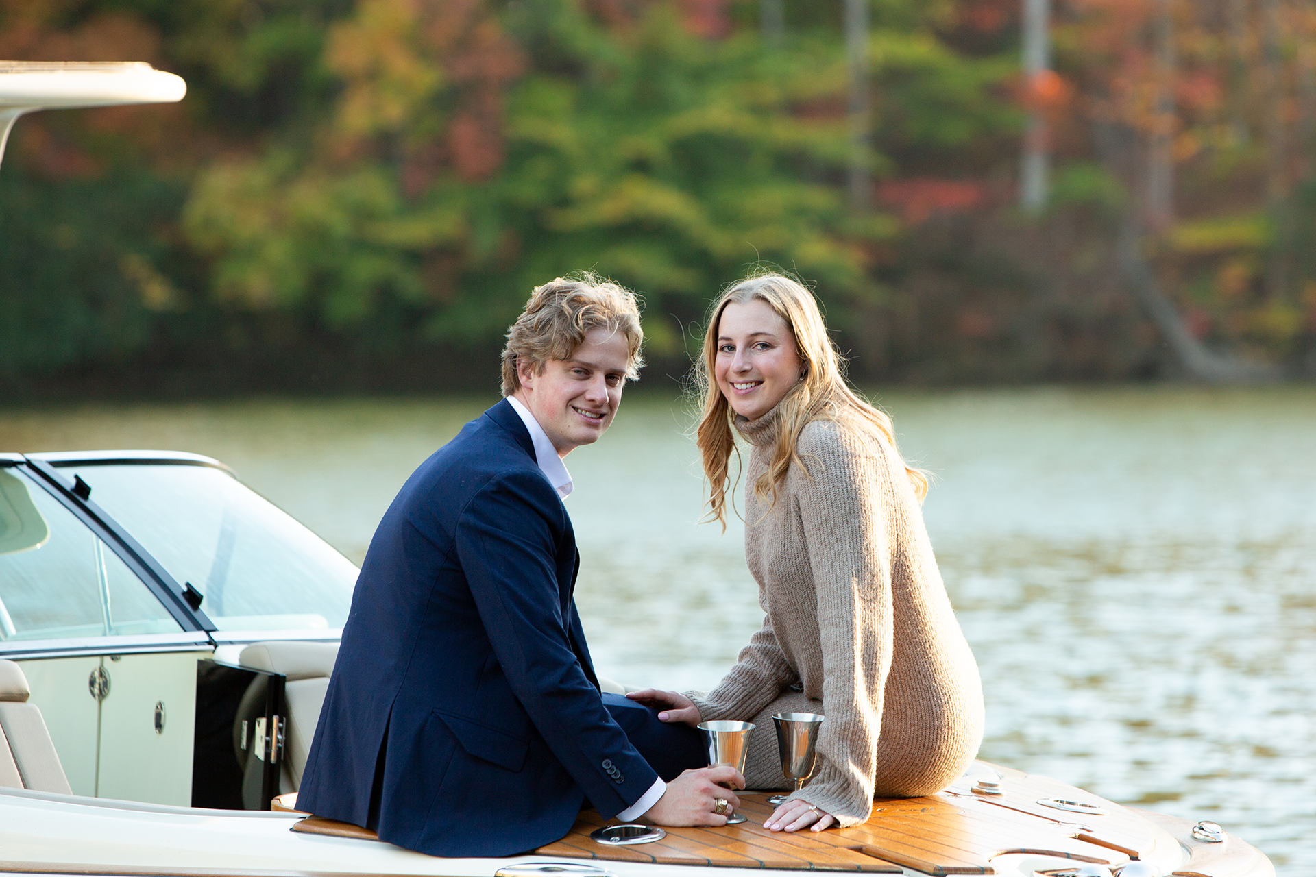 Lake Keowee Engagement Photos | Christine Scott Photography