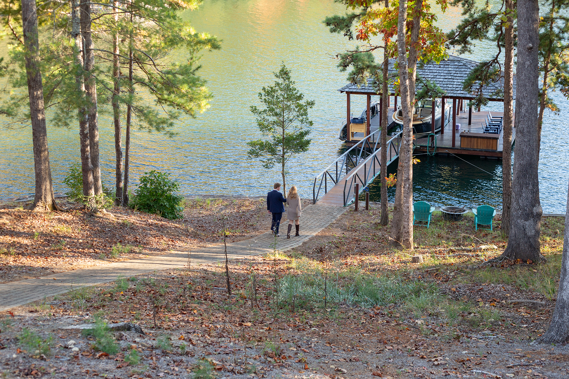 Proposal on Lake Keowee | Christine Scott Photography