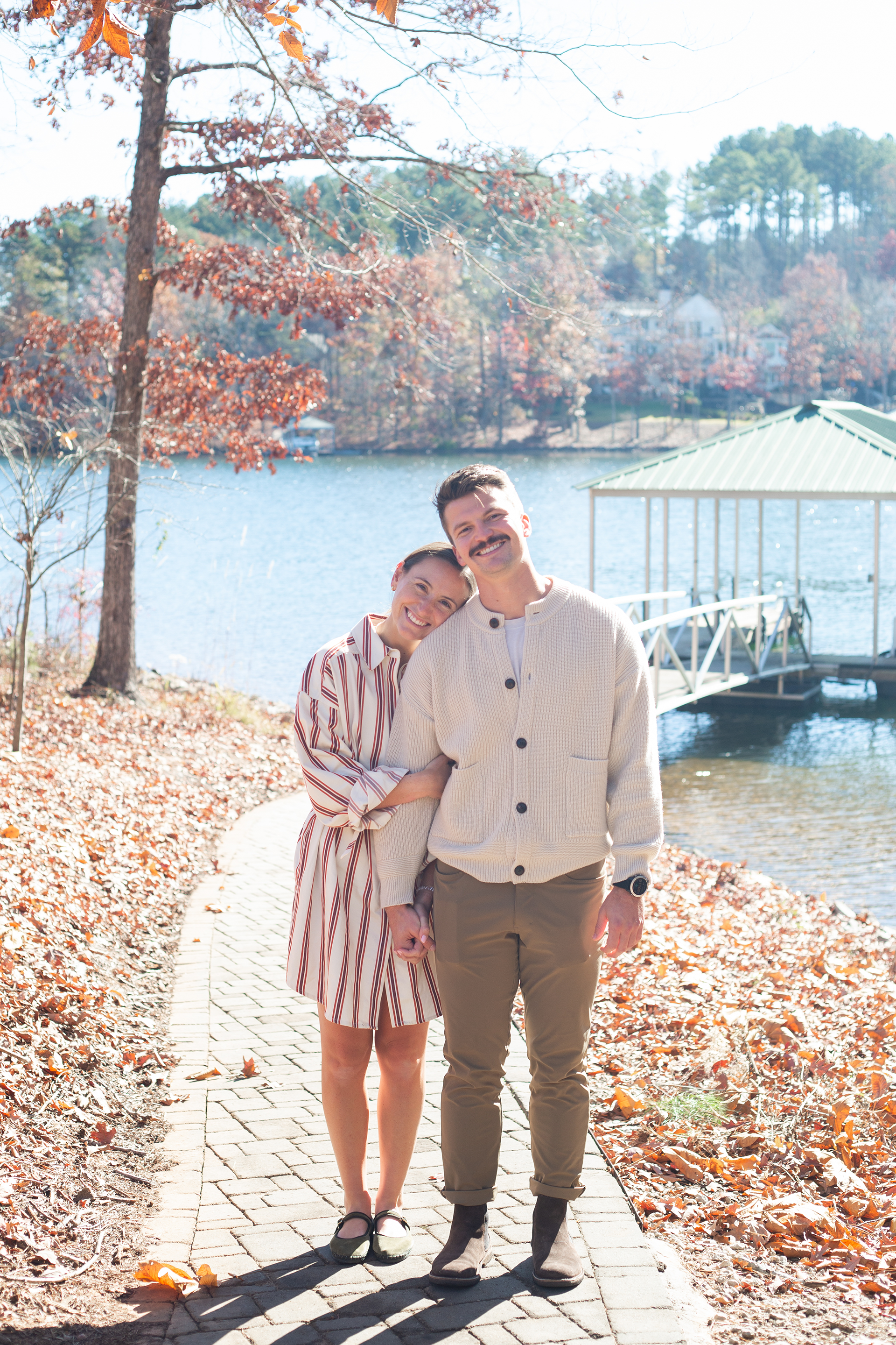 Engagement photos on Lake Keowee | Christine Scott Photography