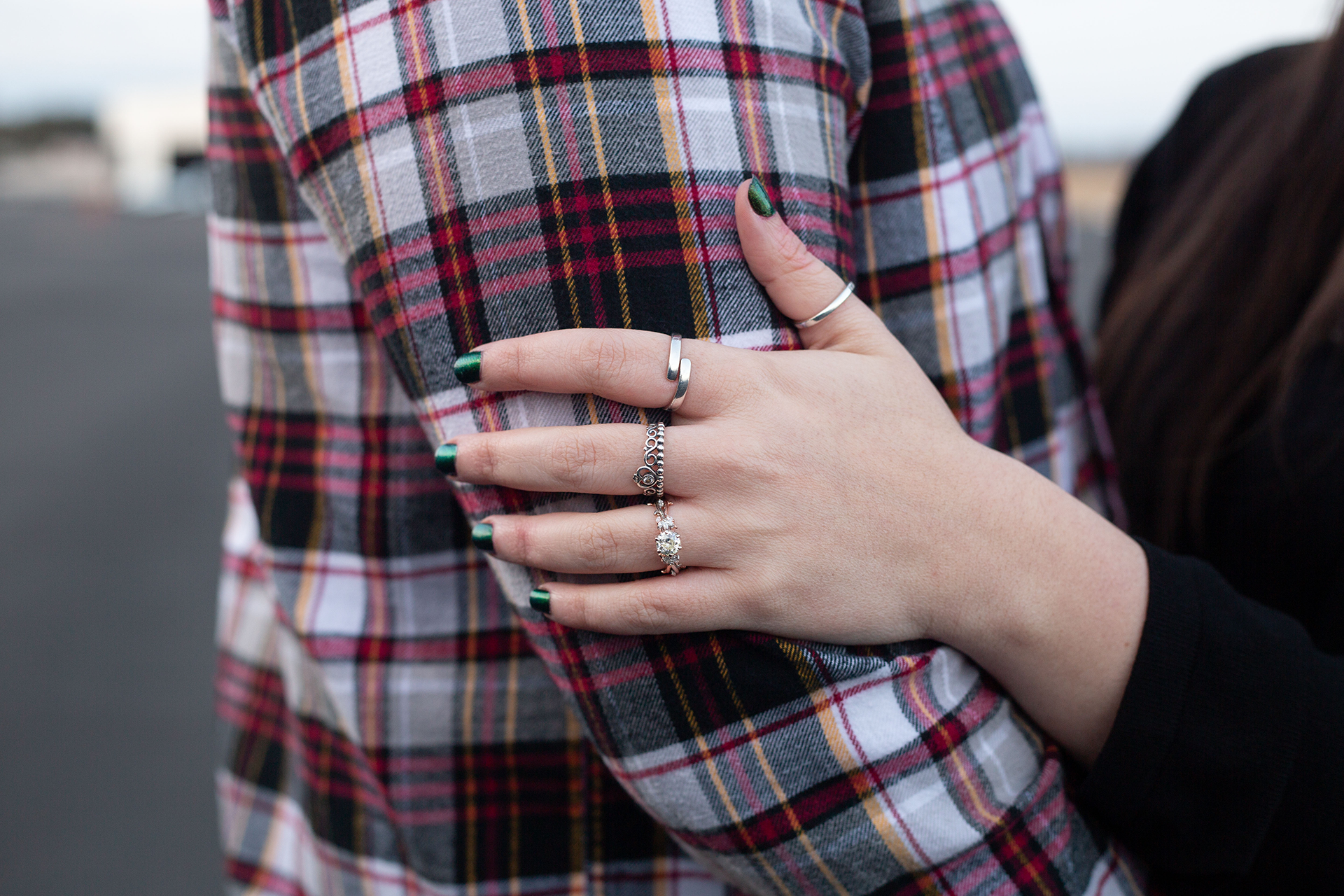 Greenville SC Airport Engagement Photos | Christine Scott Photography