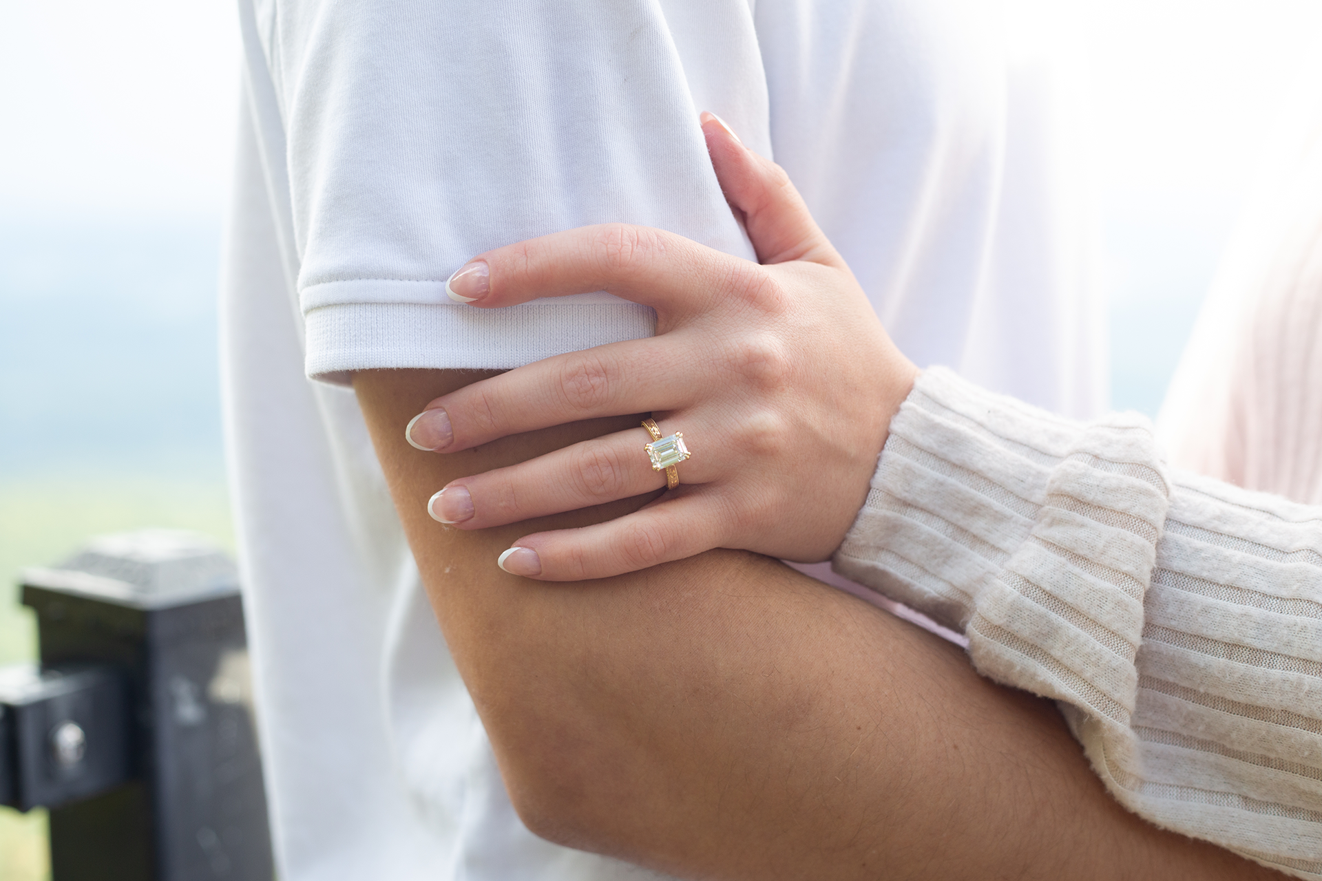 Engagement photos at Caesars Head State Park | Christine Scott Photography