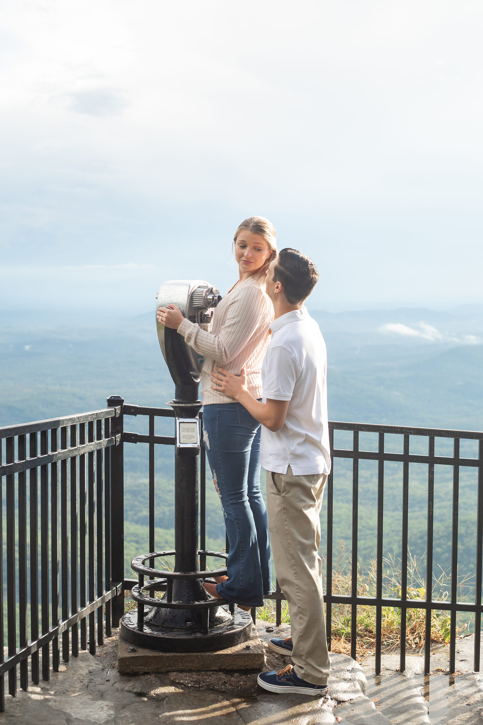 Mountain engagement photos in South Carolina | Christine Scott Photography
