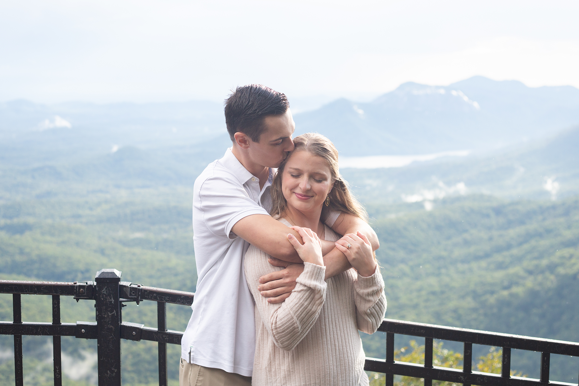 Mountain engagement photos in South Carolina | Christine Scott Photography