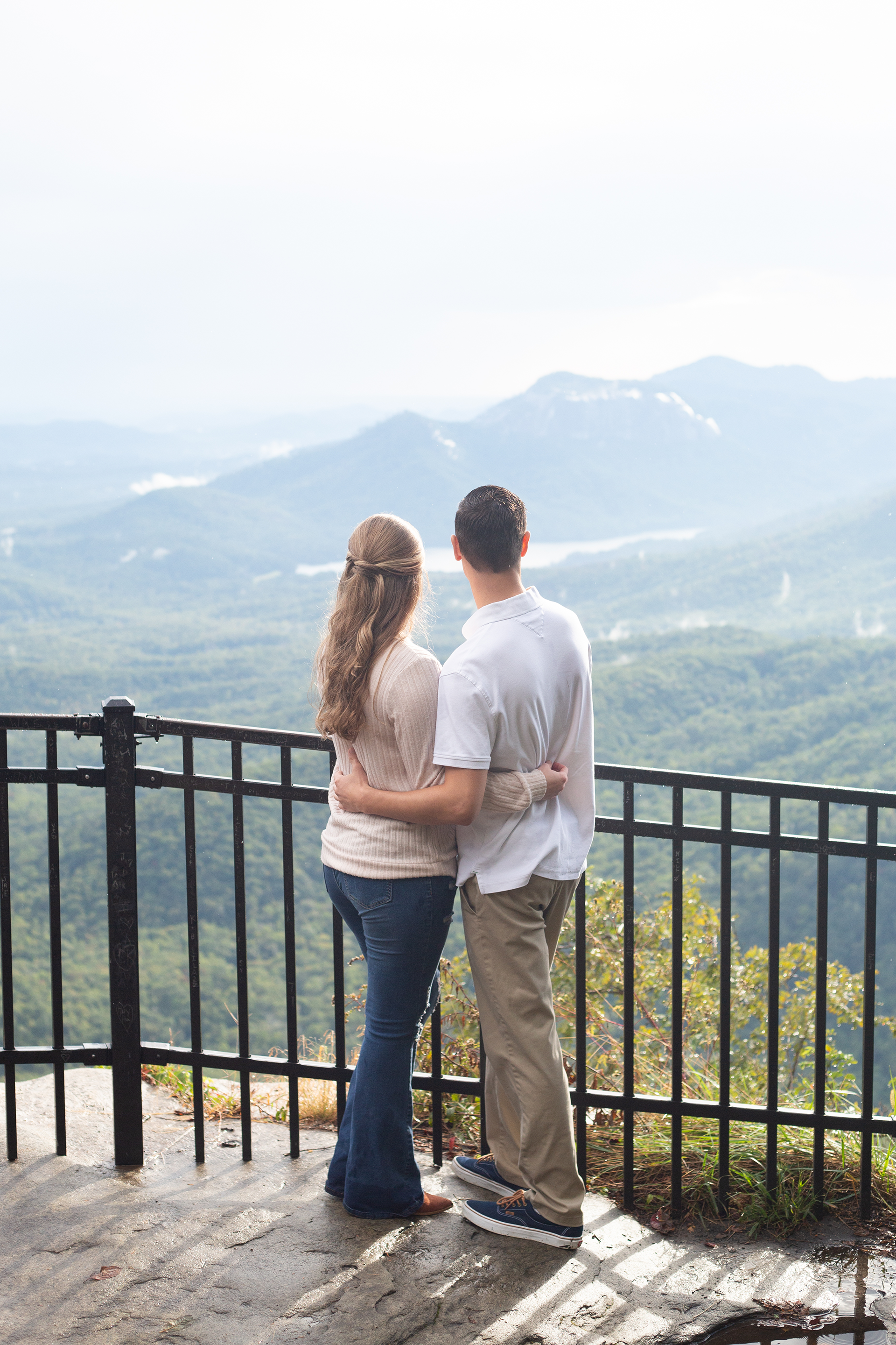 Proposal at Caesars Head State Park | Christine Scott Photography