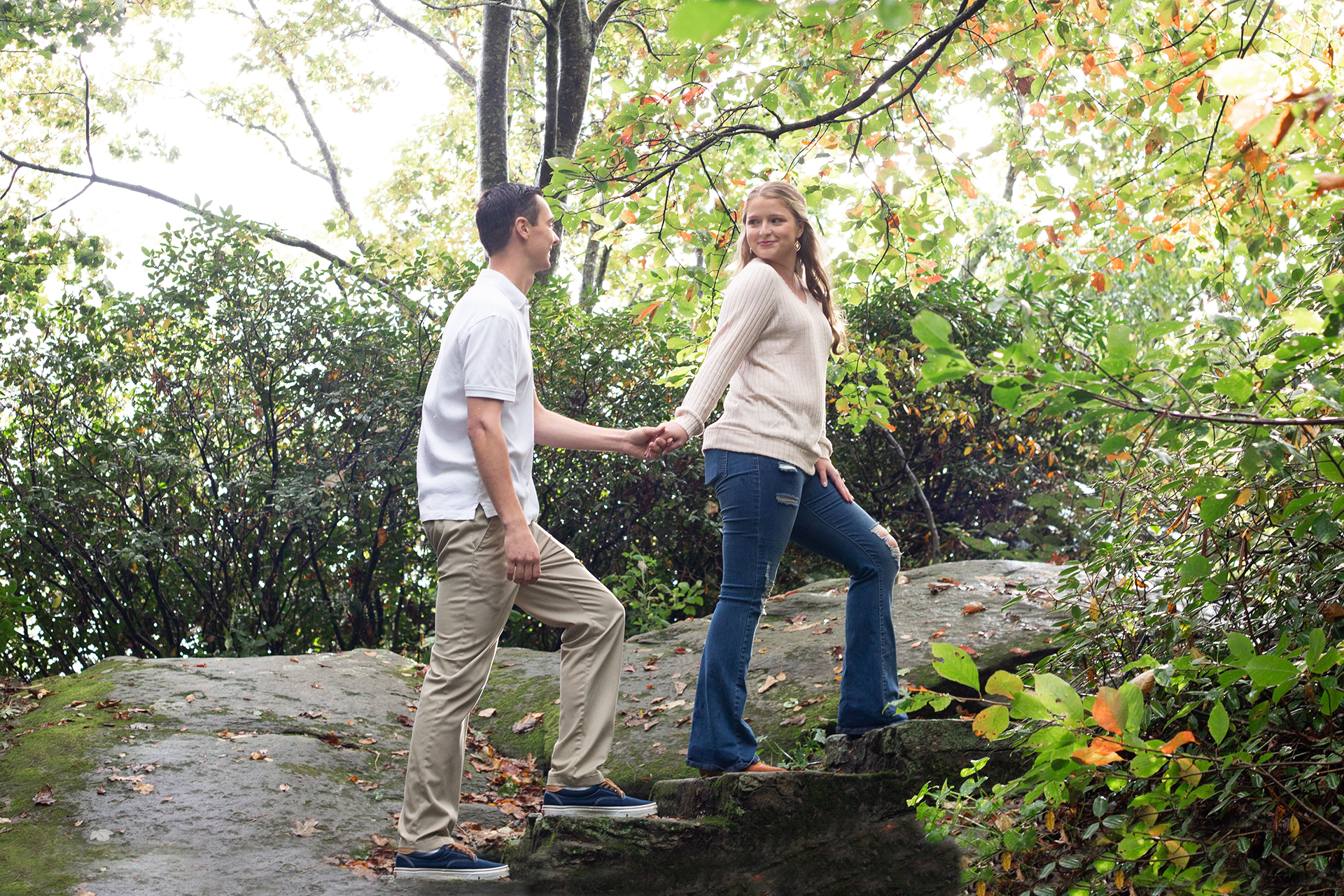 Proposal at Caesars Head State Park | Christine Scott Photography