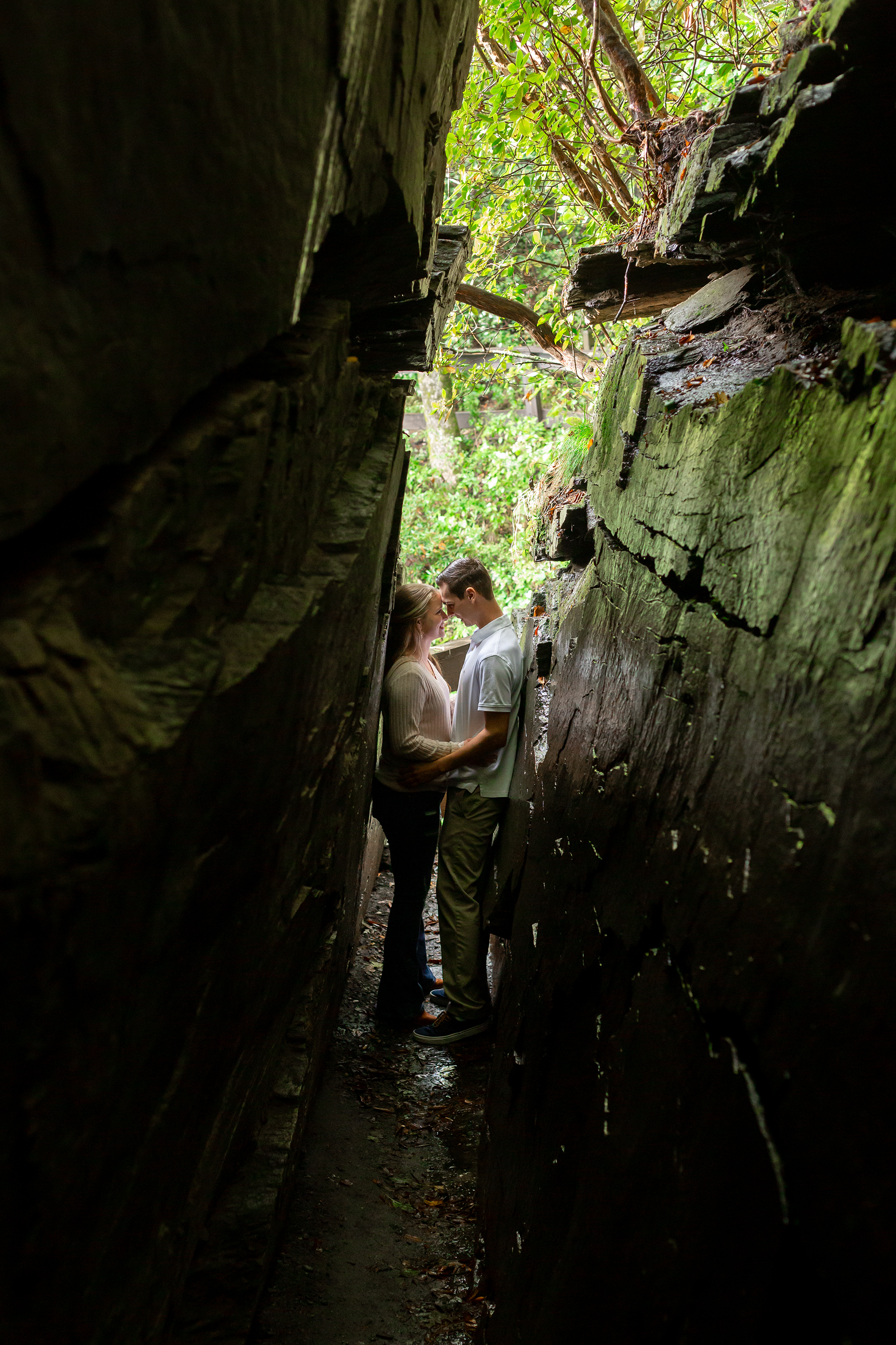 Engagement photos at Caesars Head State Park | Christine Scott Photography
