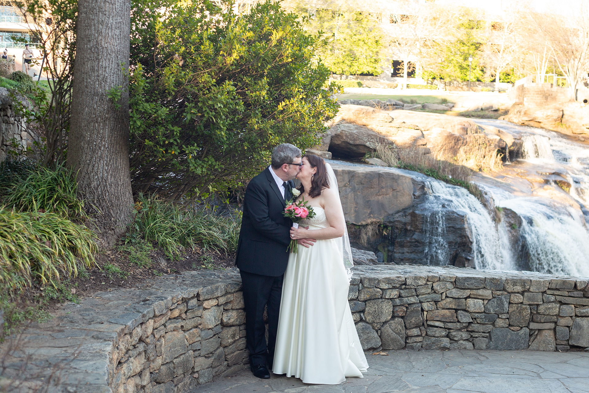 Spring elopement in downtown Greenville, SC | Christine Scott Photography