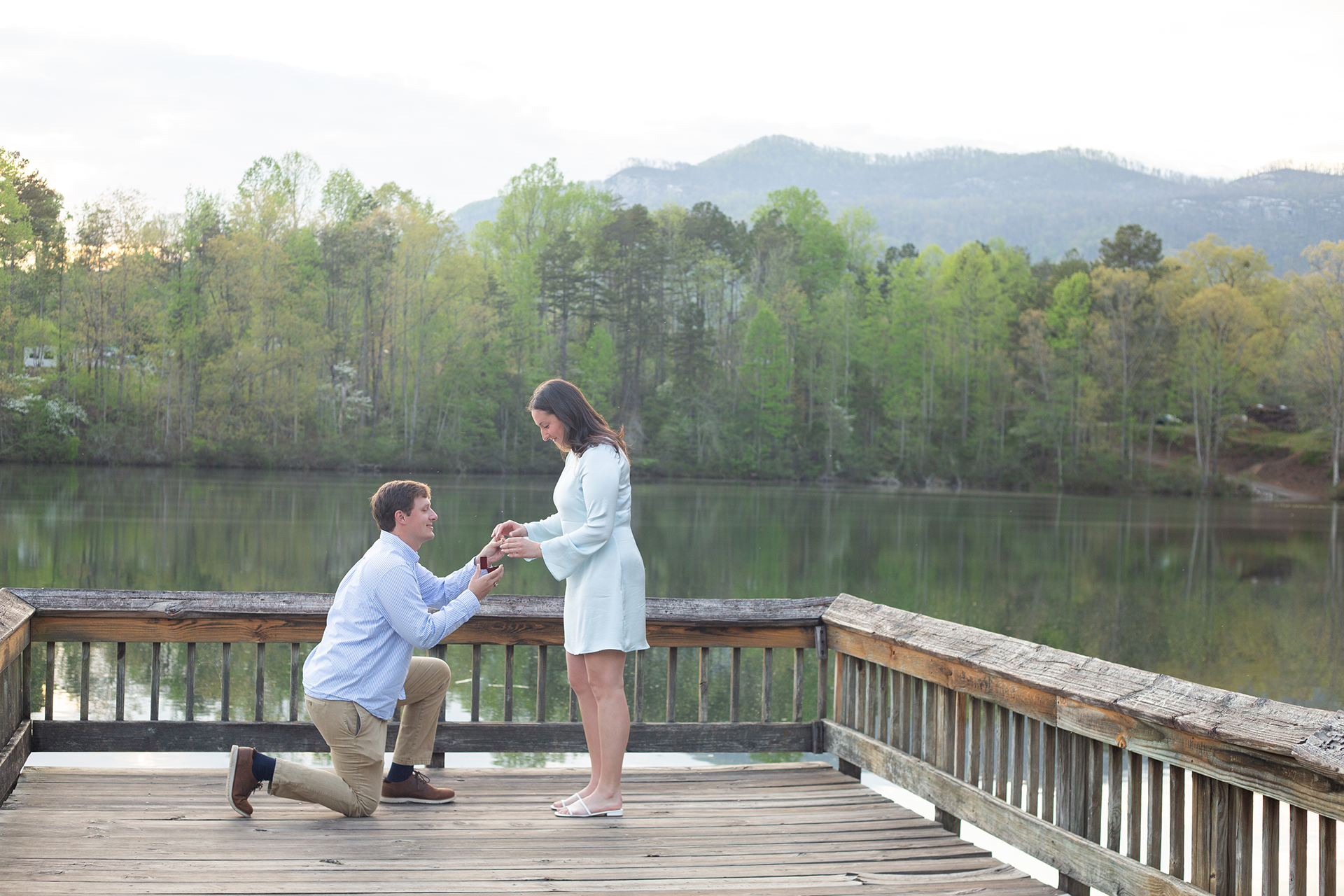 Table Rock State Park engagement | Christine Scott Photography