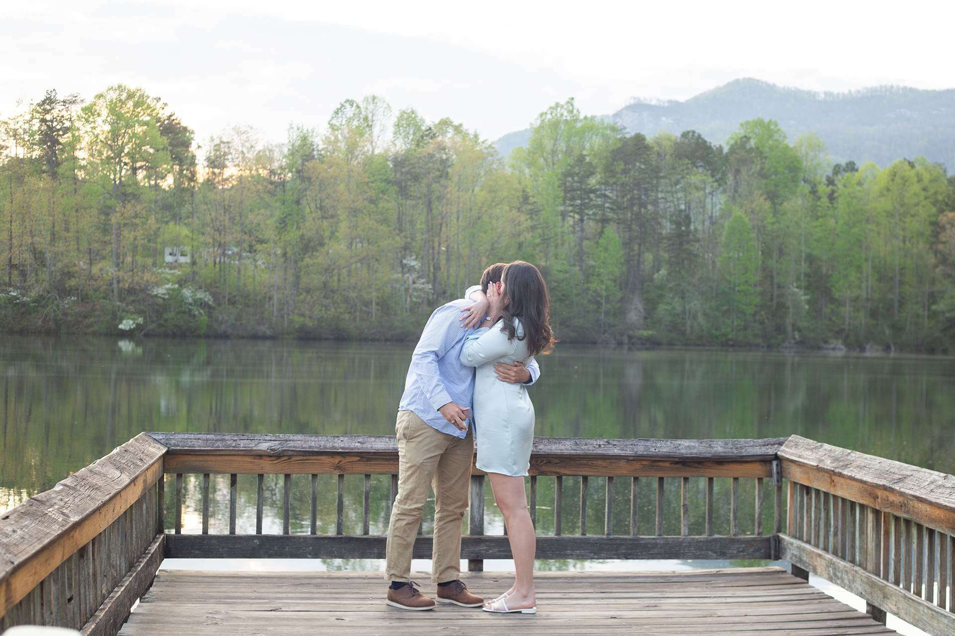 Engagement photos at Table Rock State Park | Christine Scott Photography