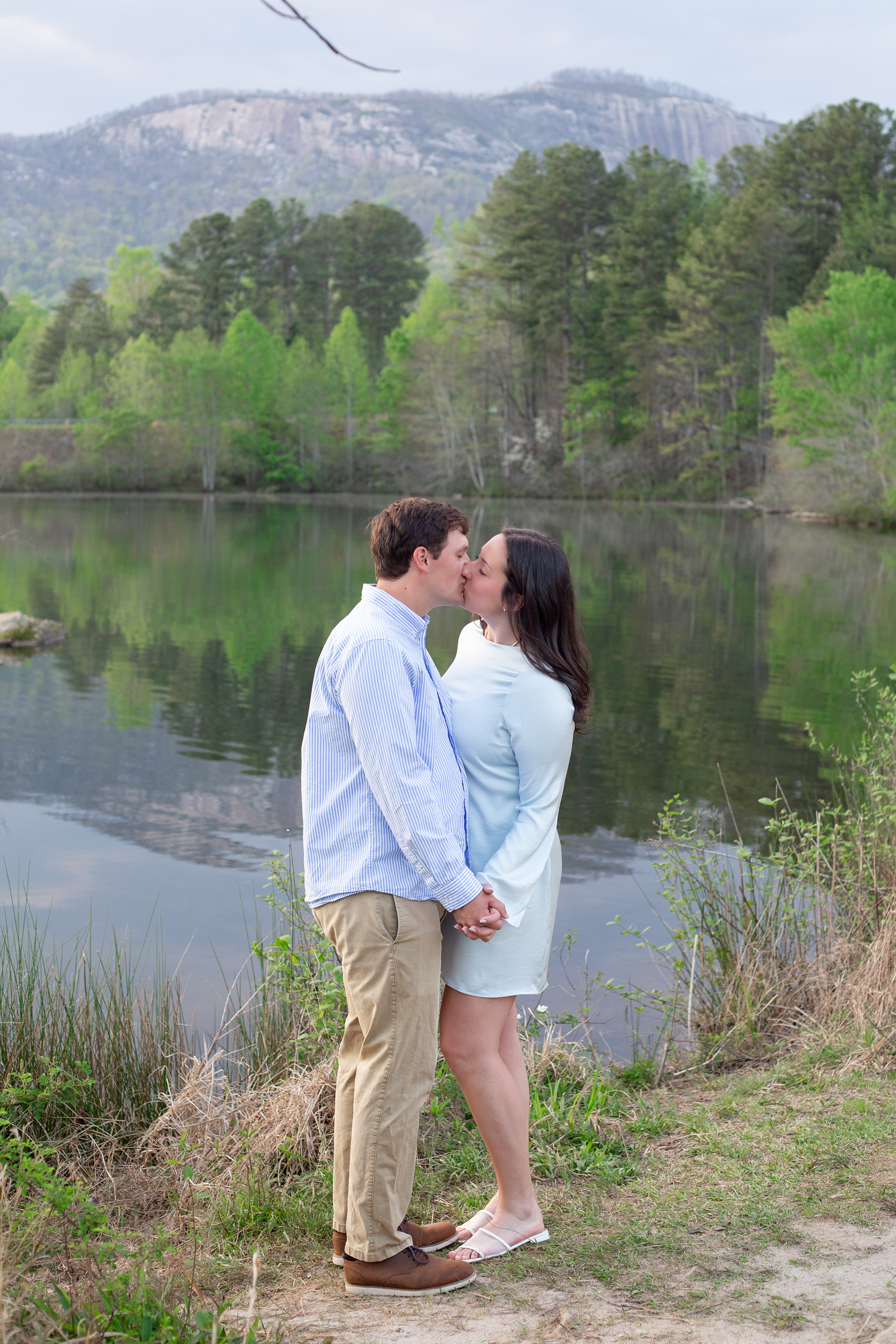 Engagement photos at Table Rock State Park | Christine Scott Photography