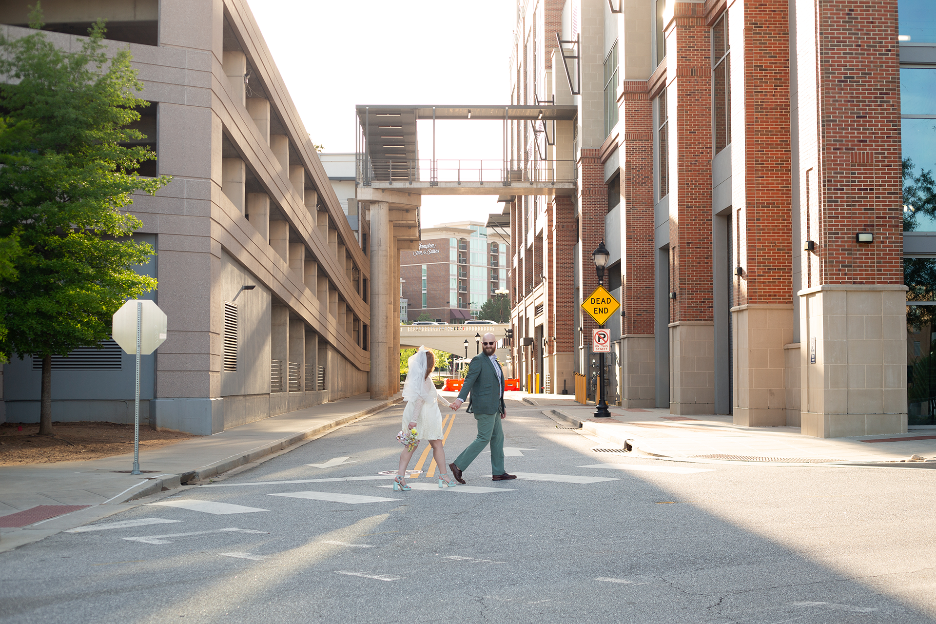 Downtown Greenville Elopement Photos | Christine Scott Photography