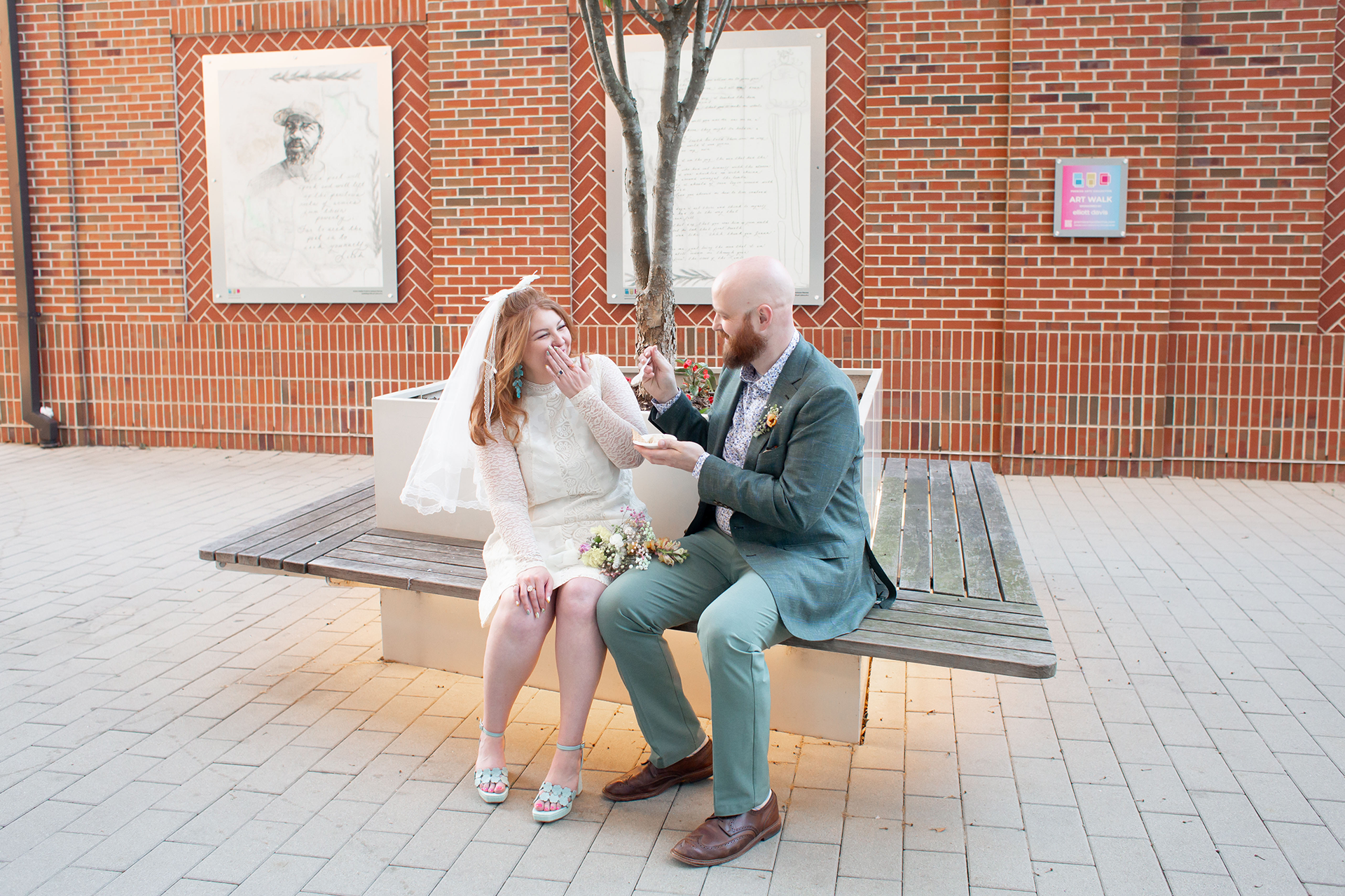 Downtown Greenville Elopement Photos | Christine Scott Photography