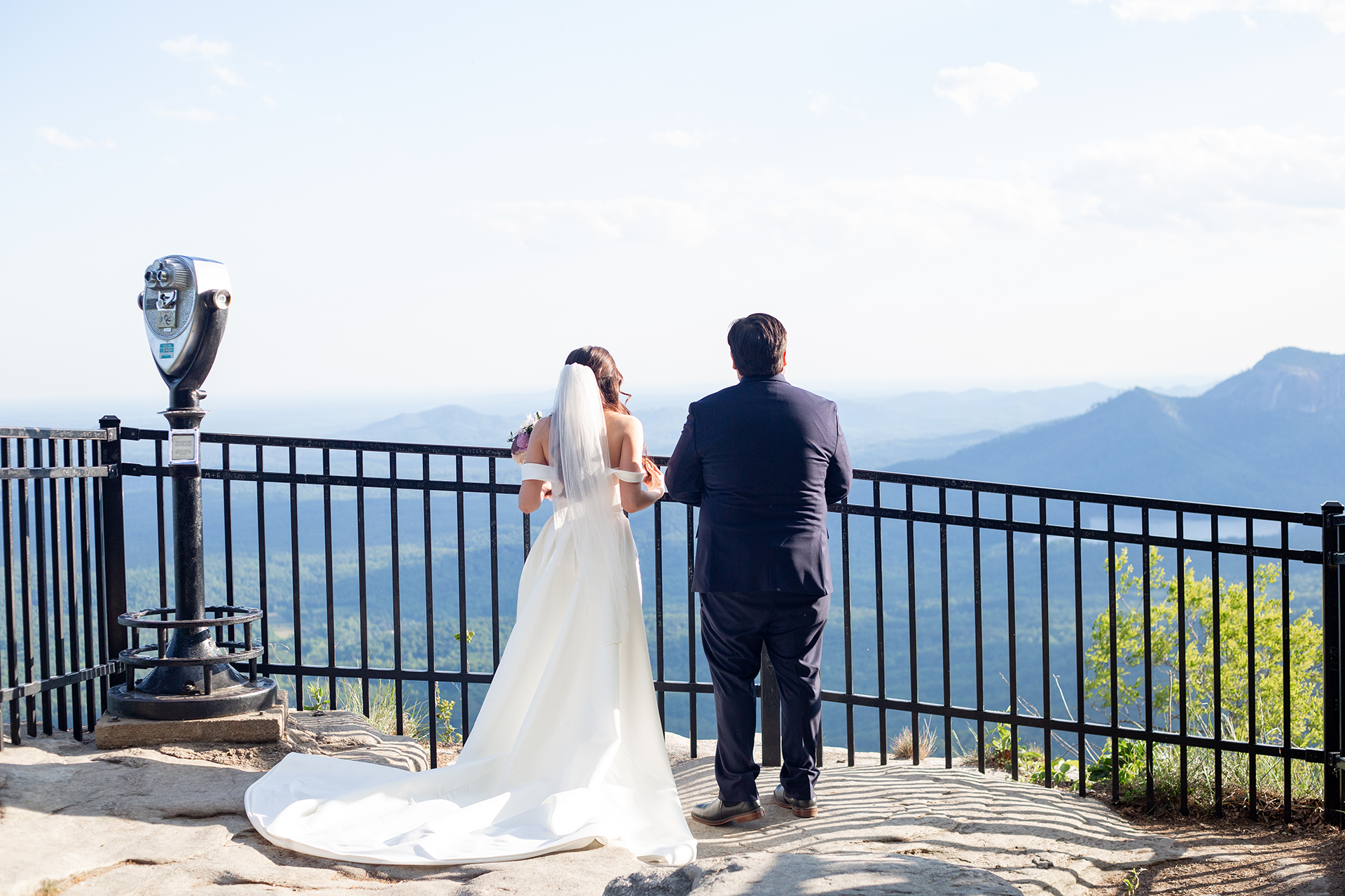 Elopement at Caesars Head State Park | Christine Scott Photography