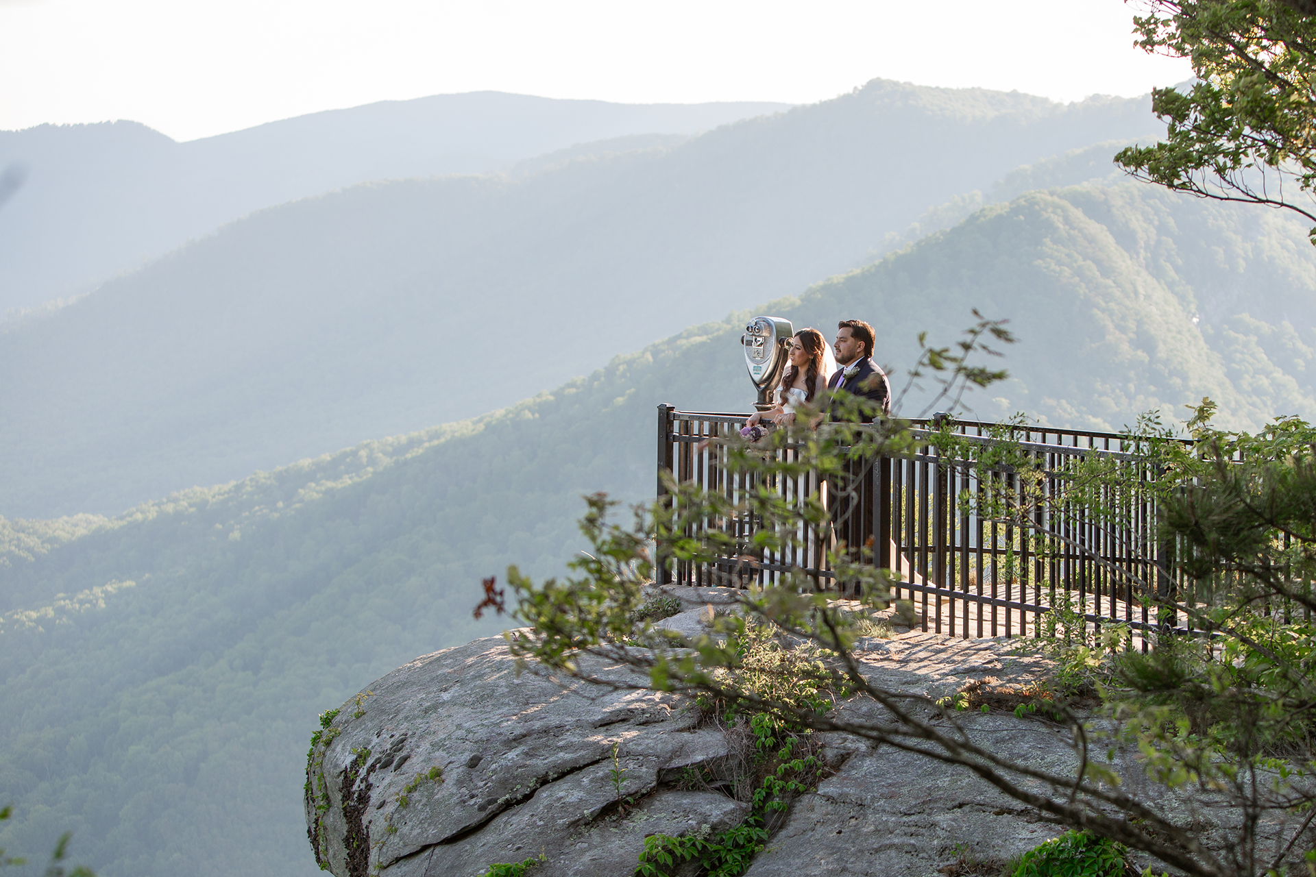 Elopement at Caesars Head State Park | Christine Scott Photography