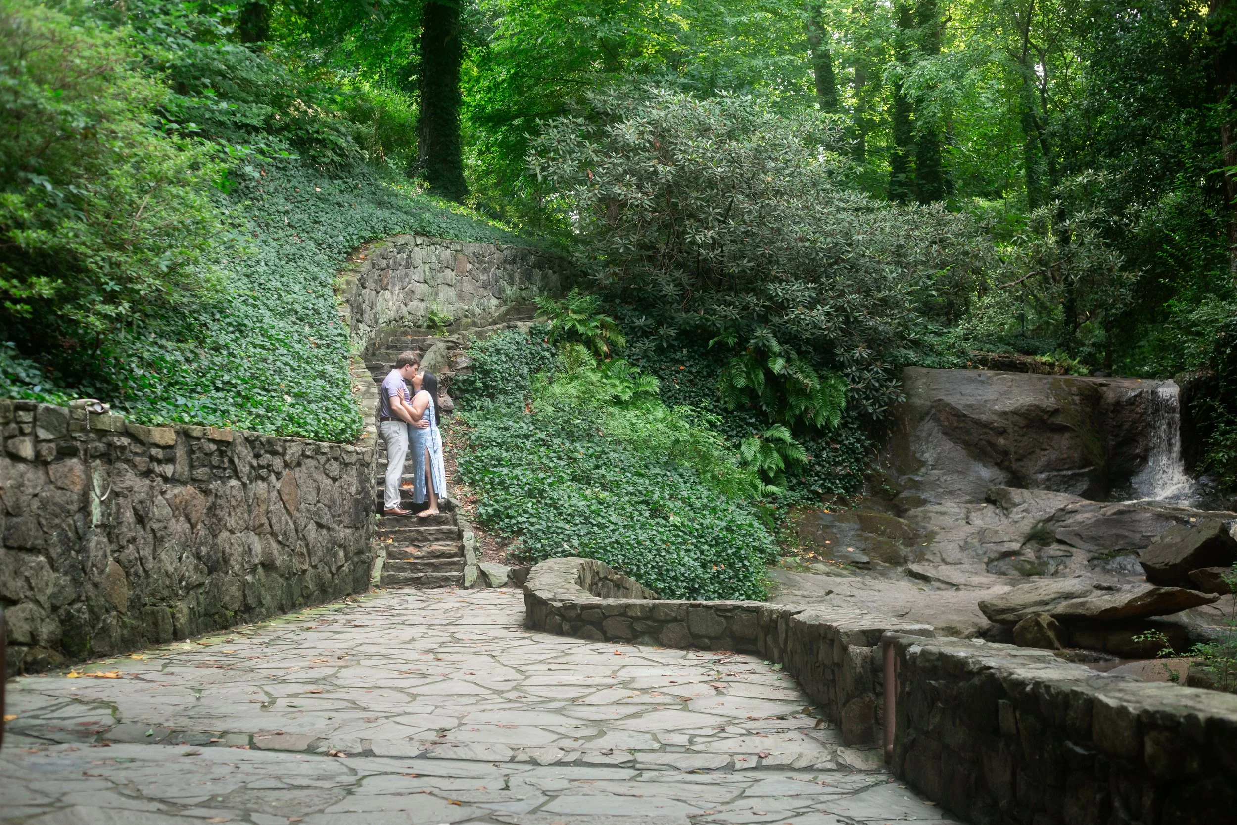 Downtown Greenville Engagement | Julie &amp; Wyatt