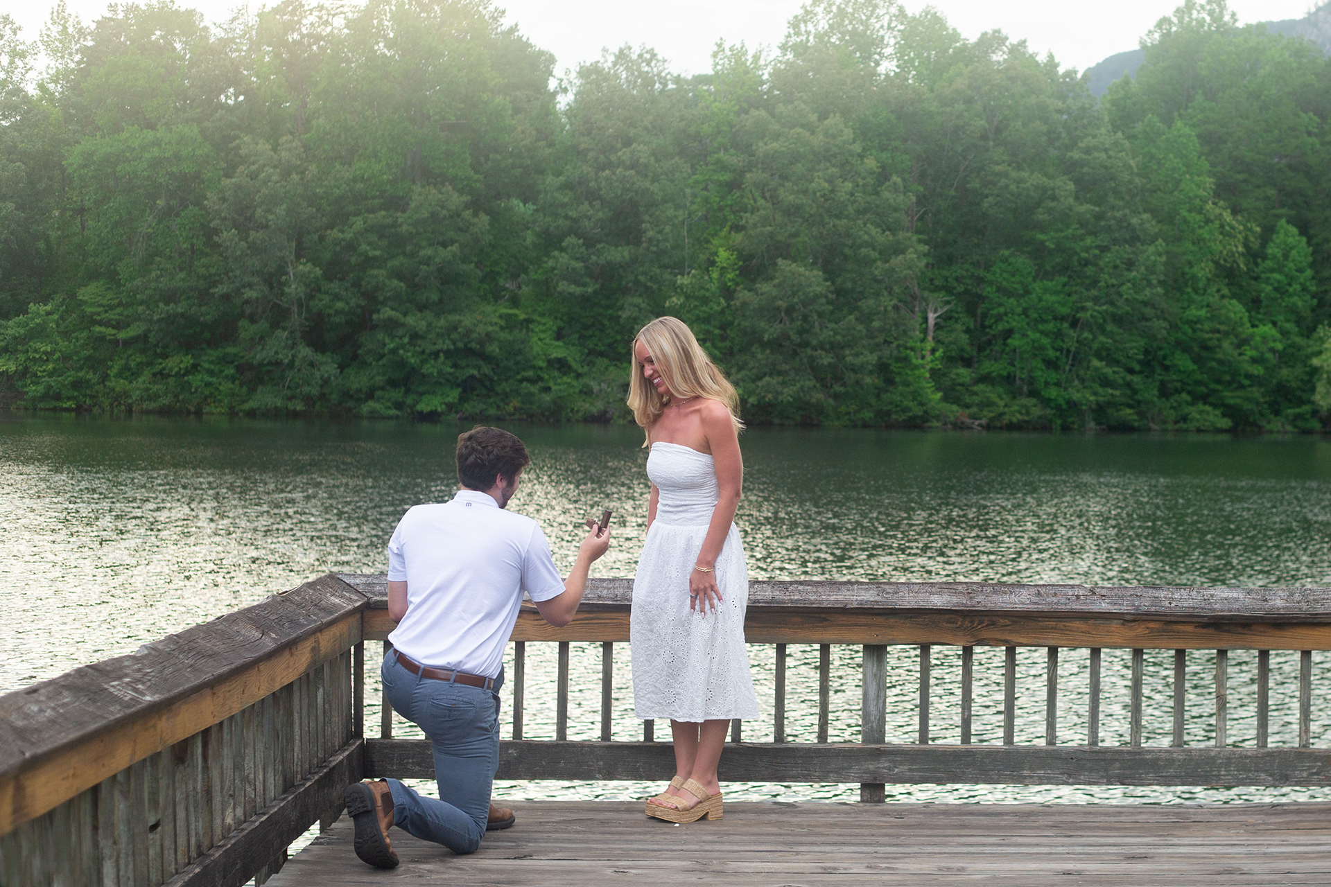 Proposal in upstate South Carolina | Christine Scott Photography
