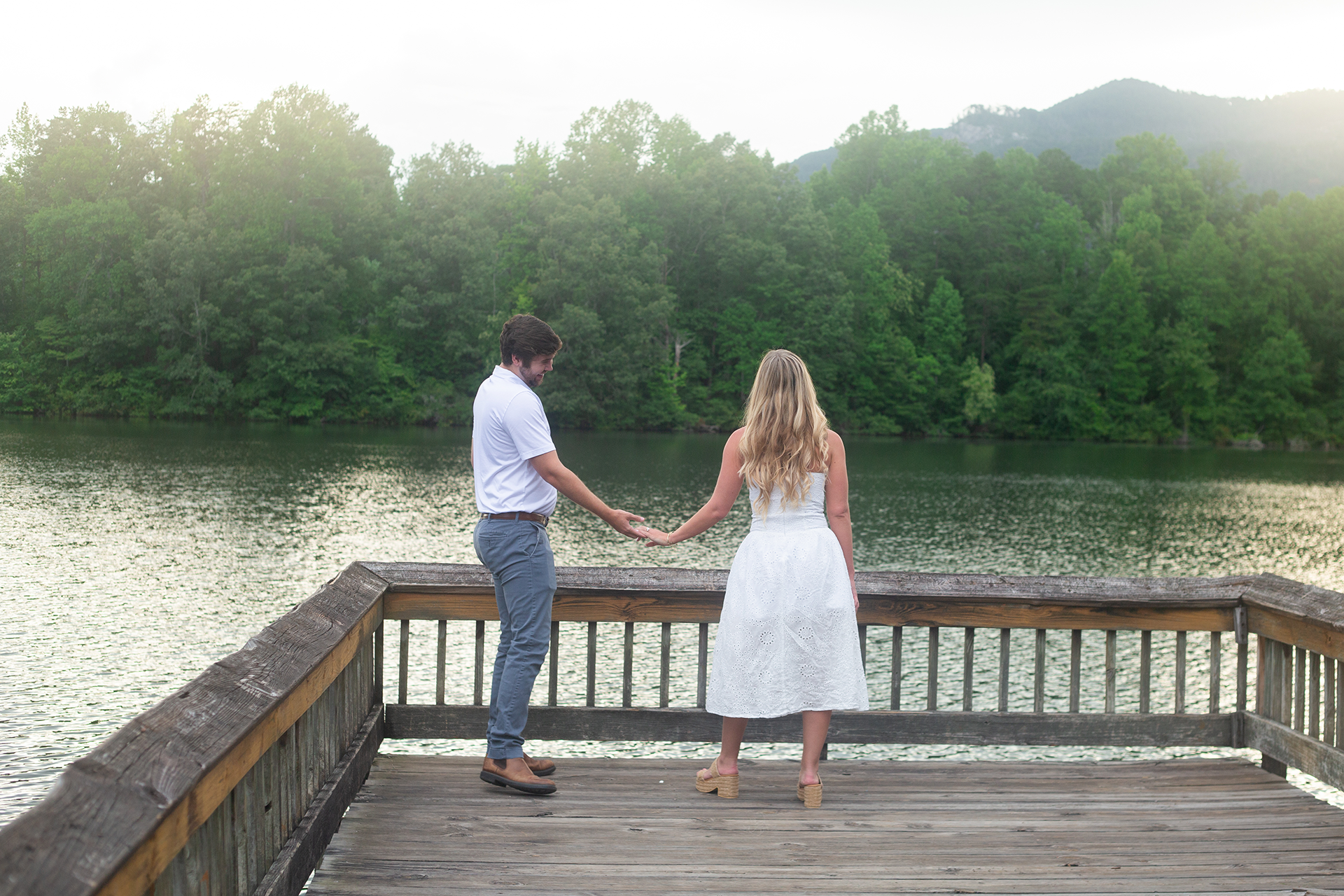 Proposal at Table Rock State Park | Christine Scott Photography