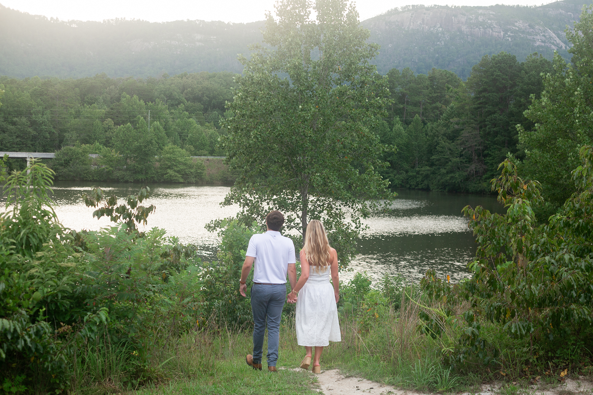 Engagement photos at Table Rock State Park | Christine Scott Photography