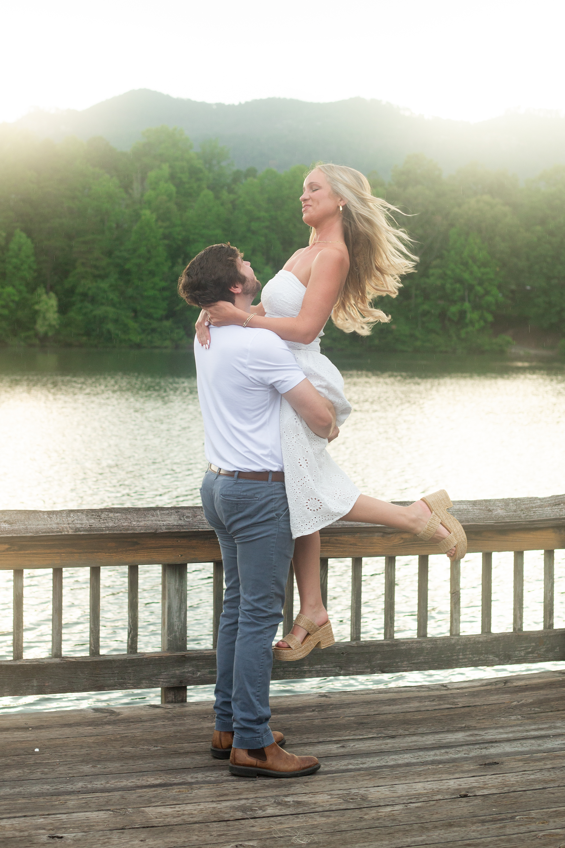 Proposal at Table Rock State Park | Christine Scott Photography