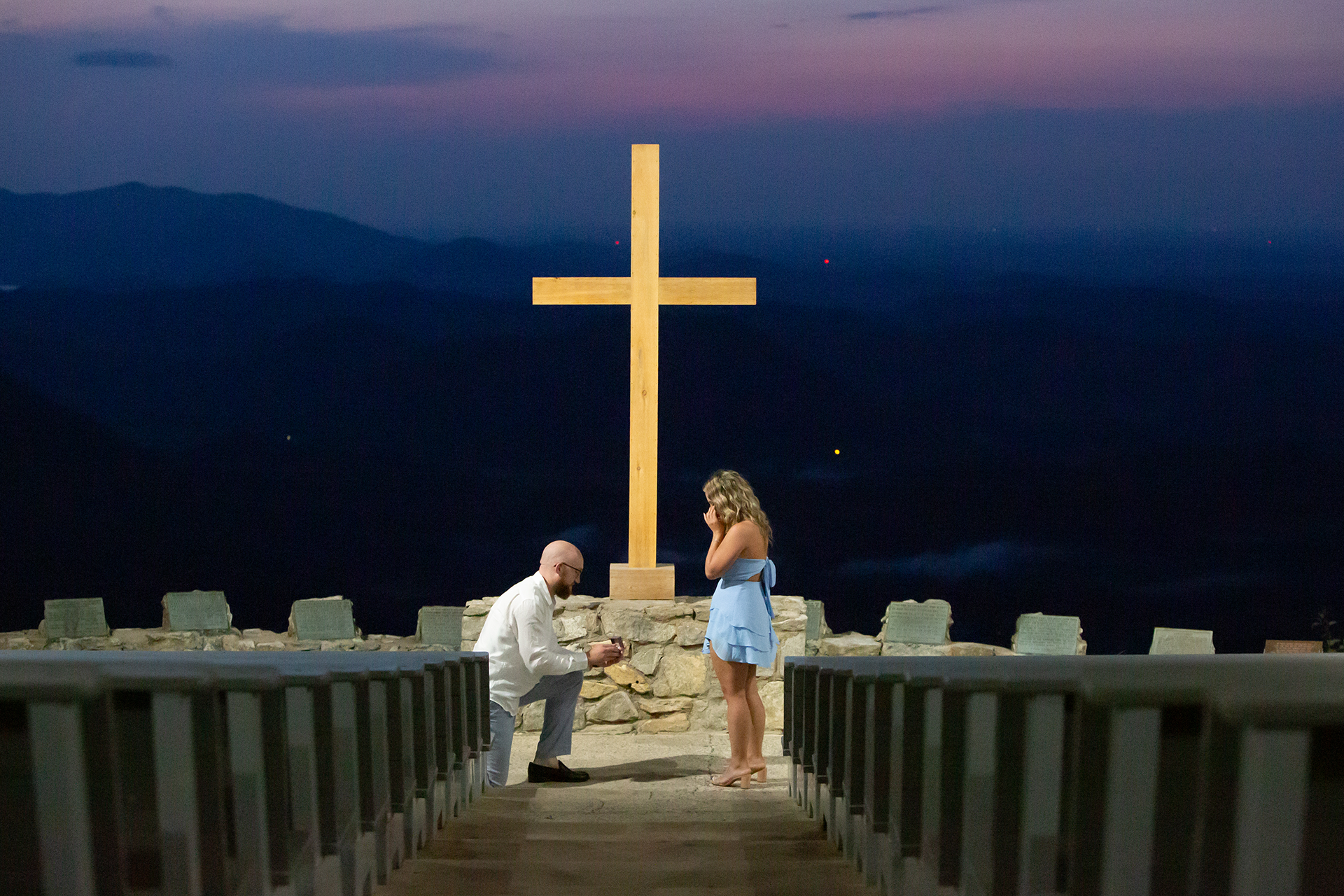 Engagement photos at Camp Greenville | Christine Scott Photography